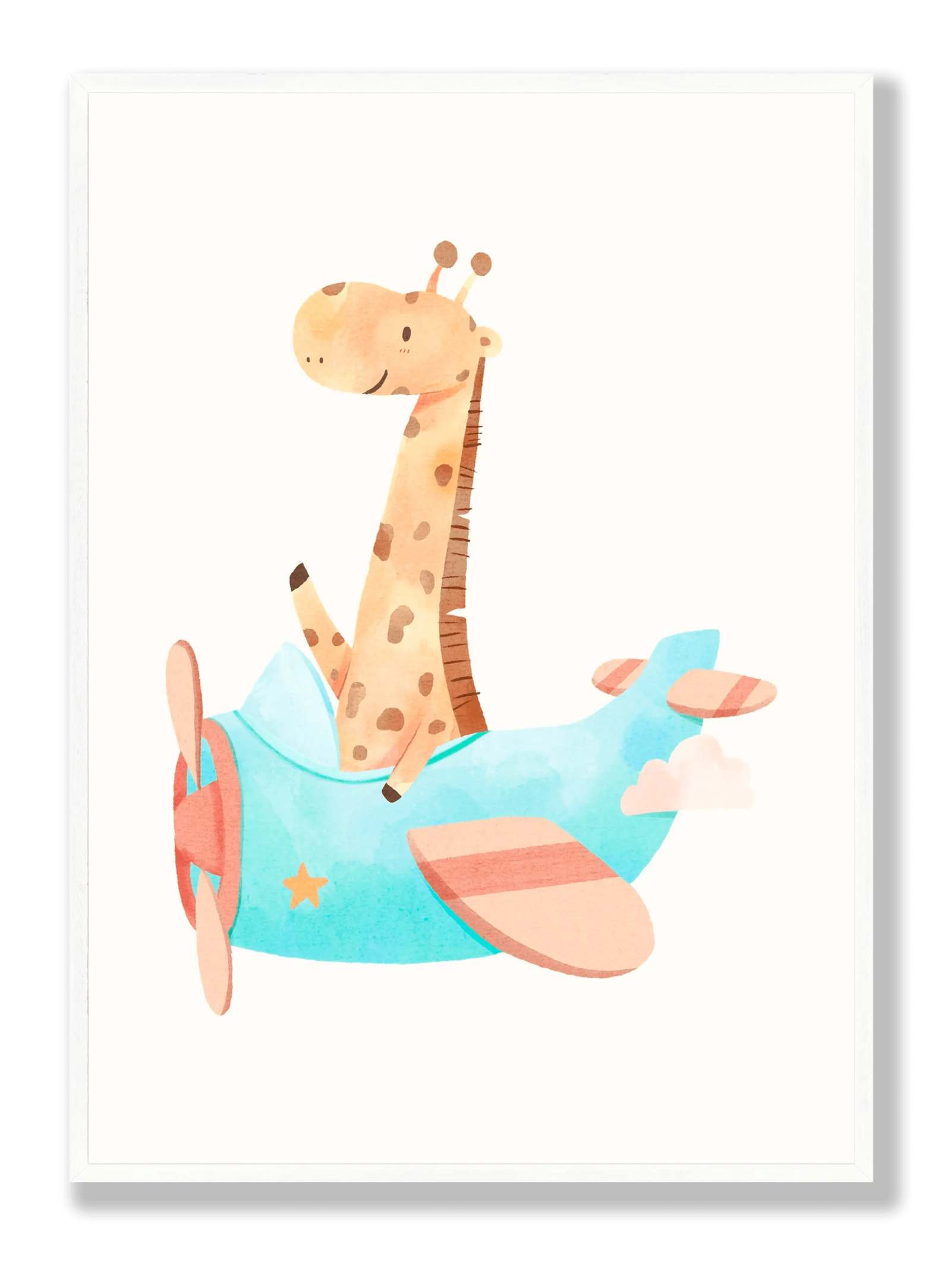 Flying Giraffe plakat