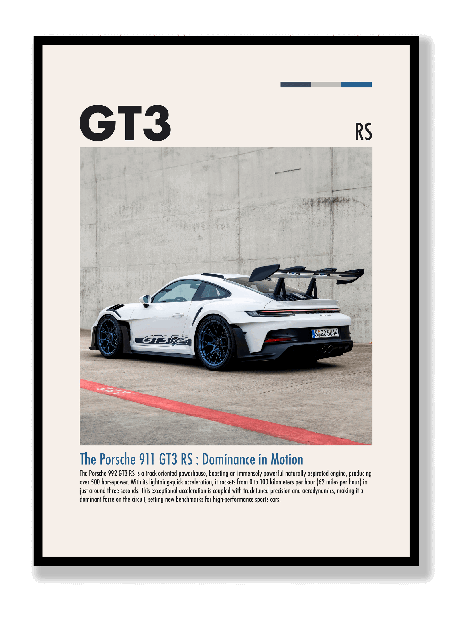 GT3 RS plakat