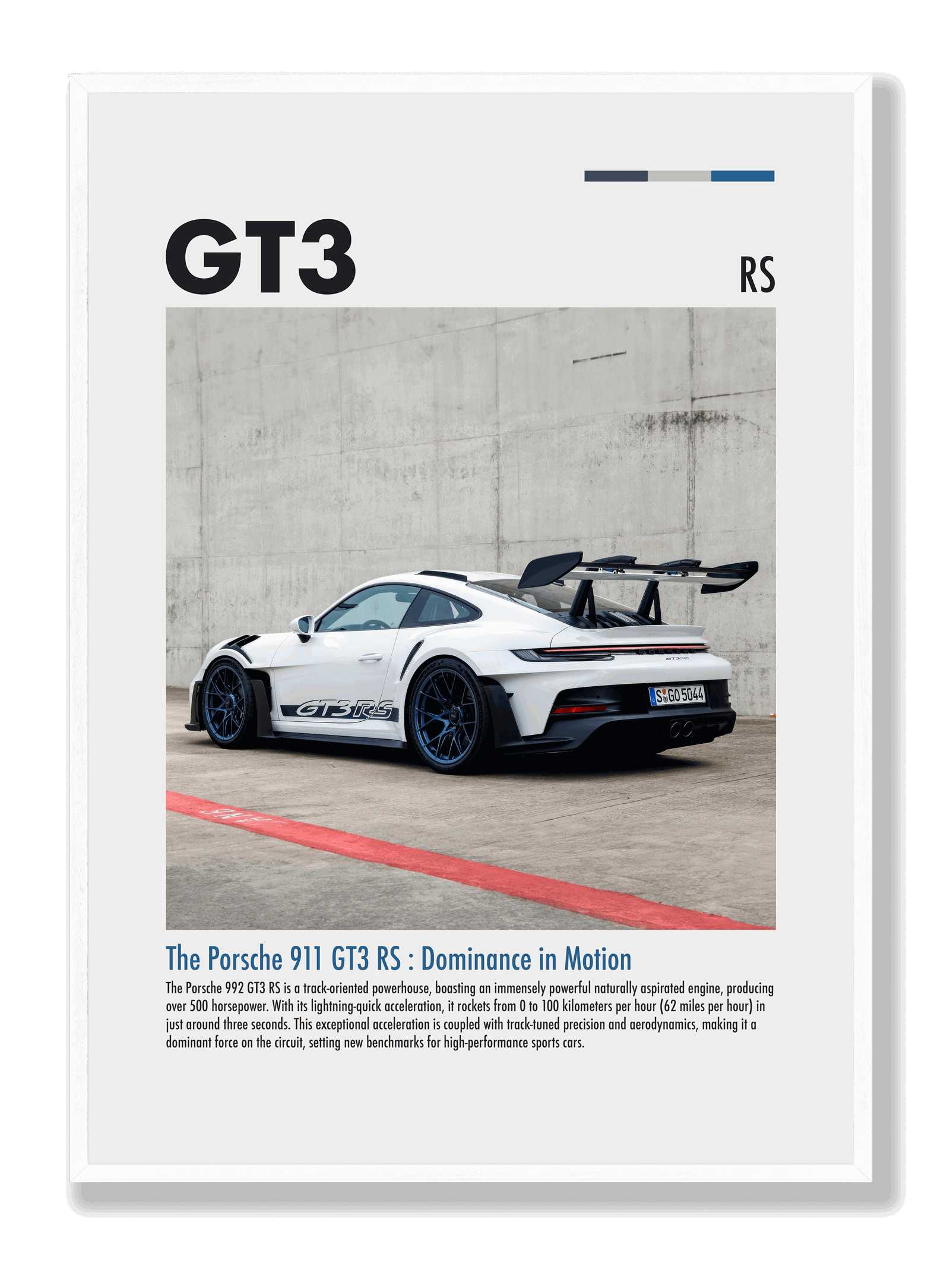 GT3 RS plakat