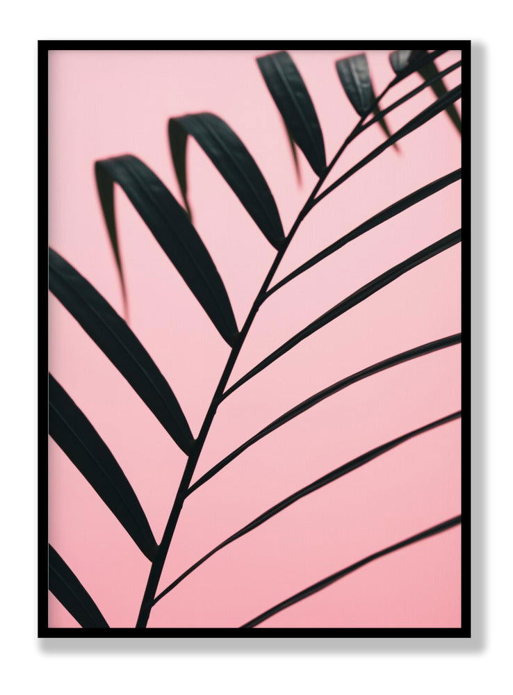 Graphic palm leaf 2 plakat