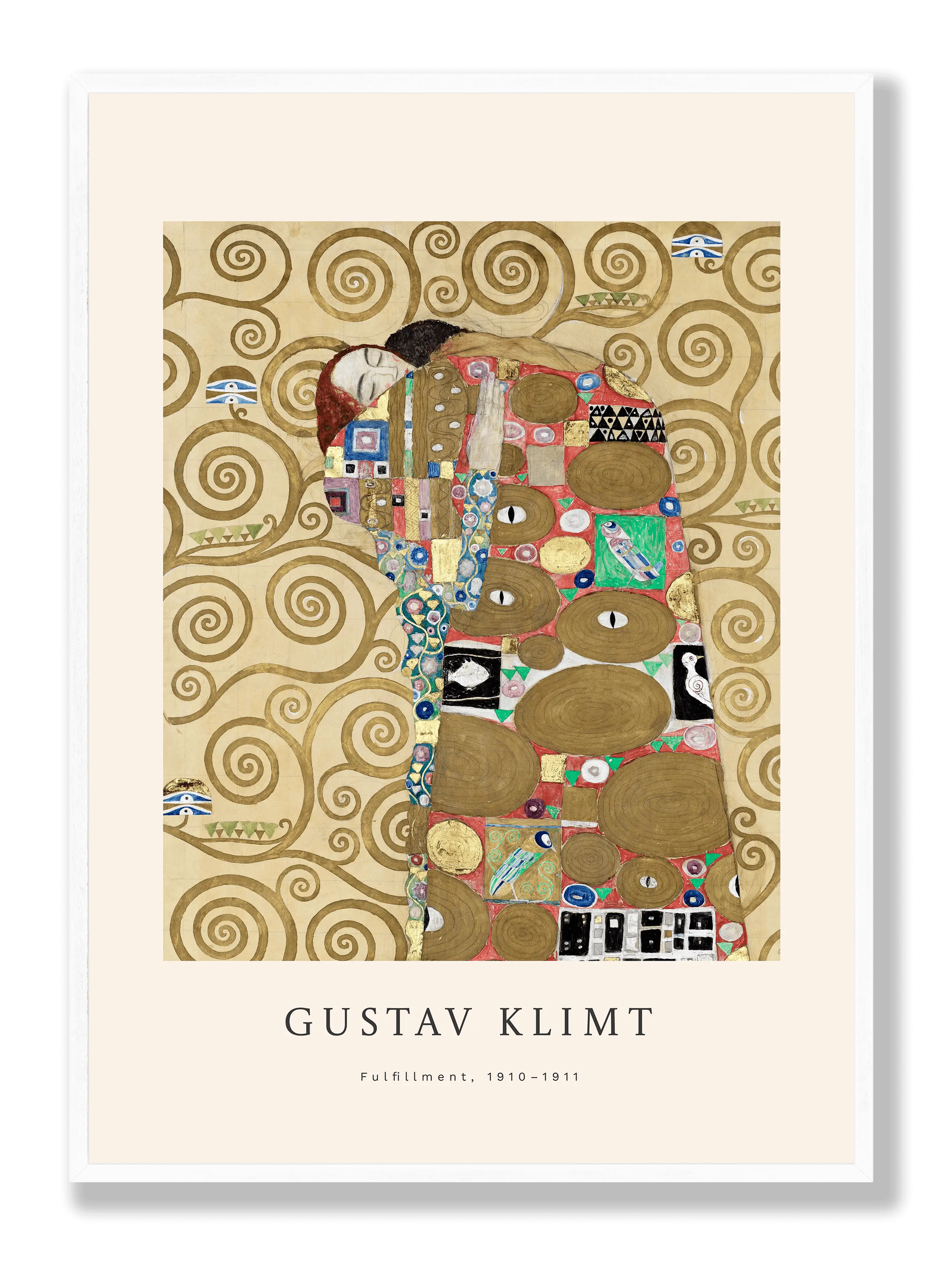 Gustav Klimt - Fulfillment plakat