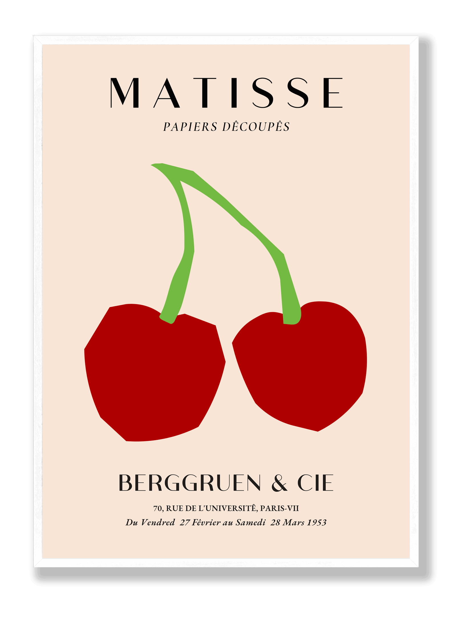 Henri Matisse -  Berggruen & Cie plakat