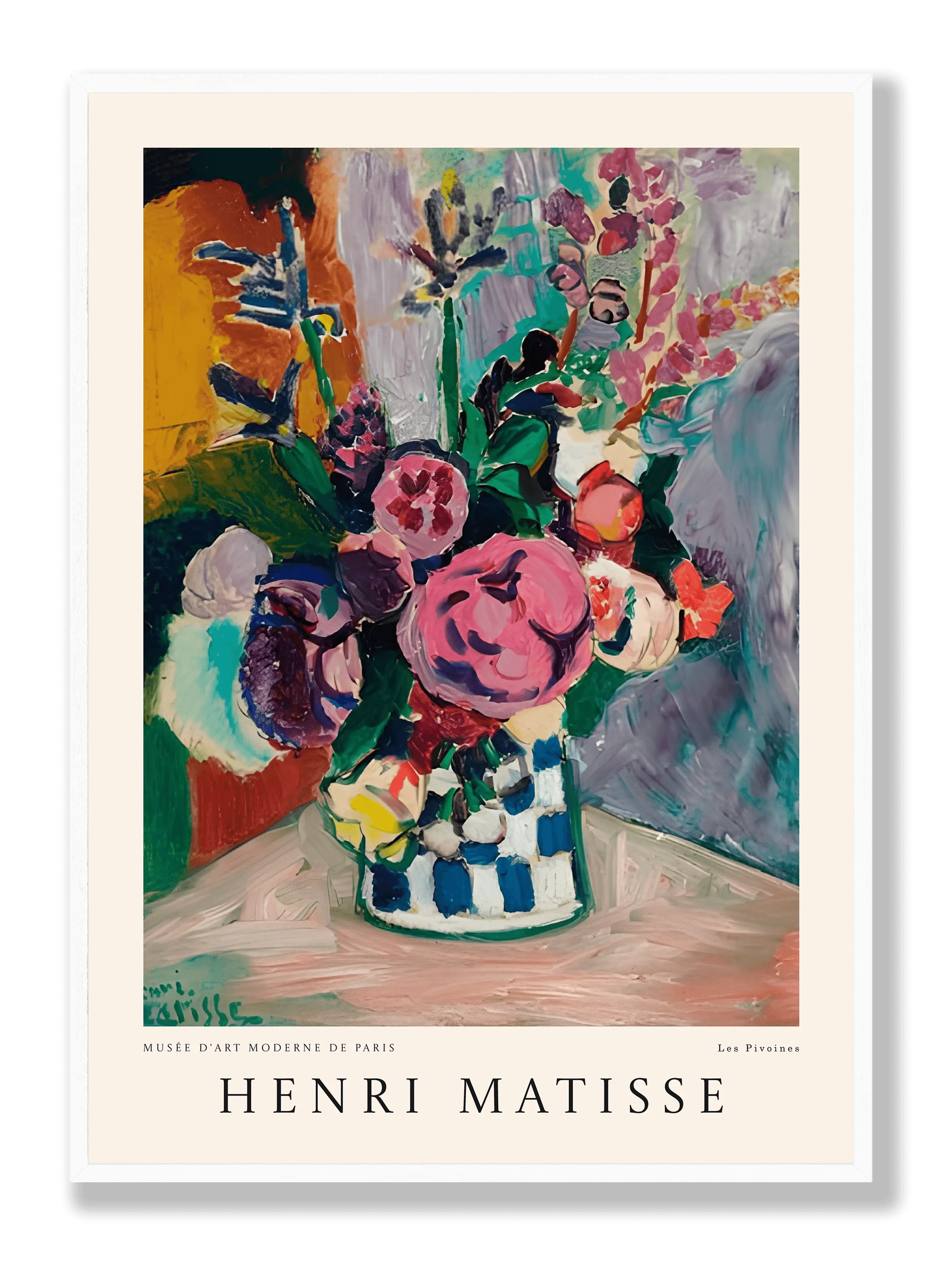 Henri Matisse - Les Pivoines plakat