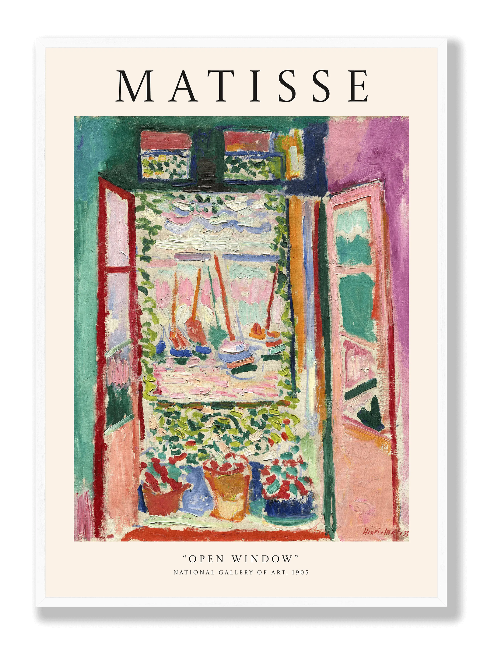 Henri Matisse - Open Window plakat