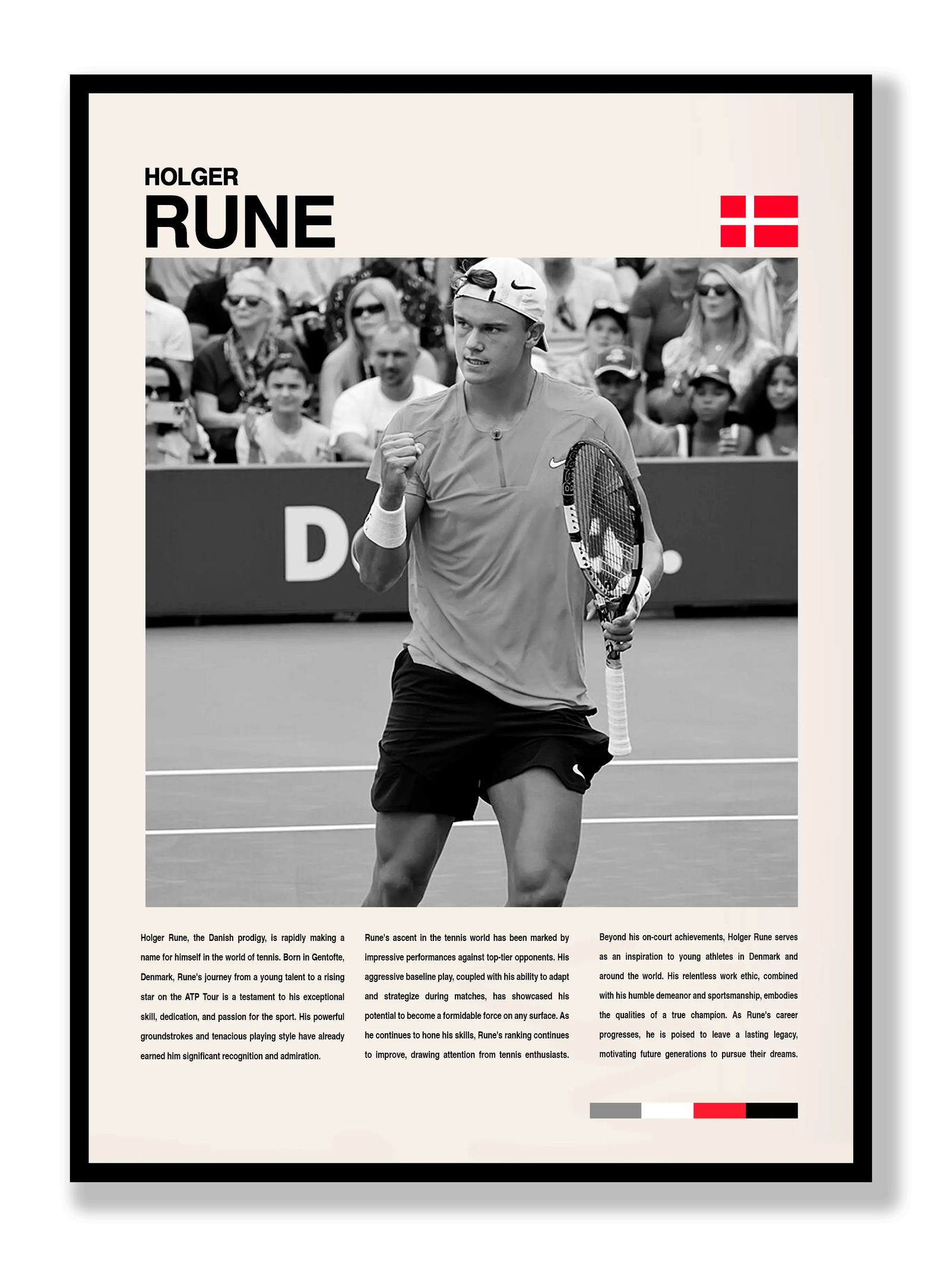 Holger Rune plakat