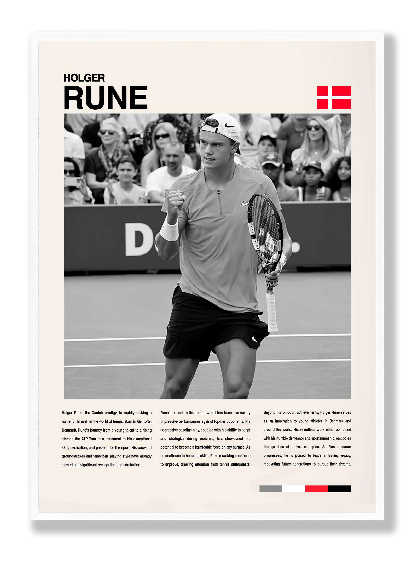 Holger Rune plakat