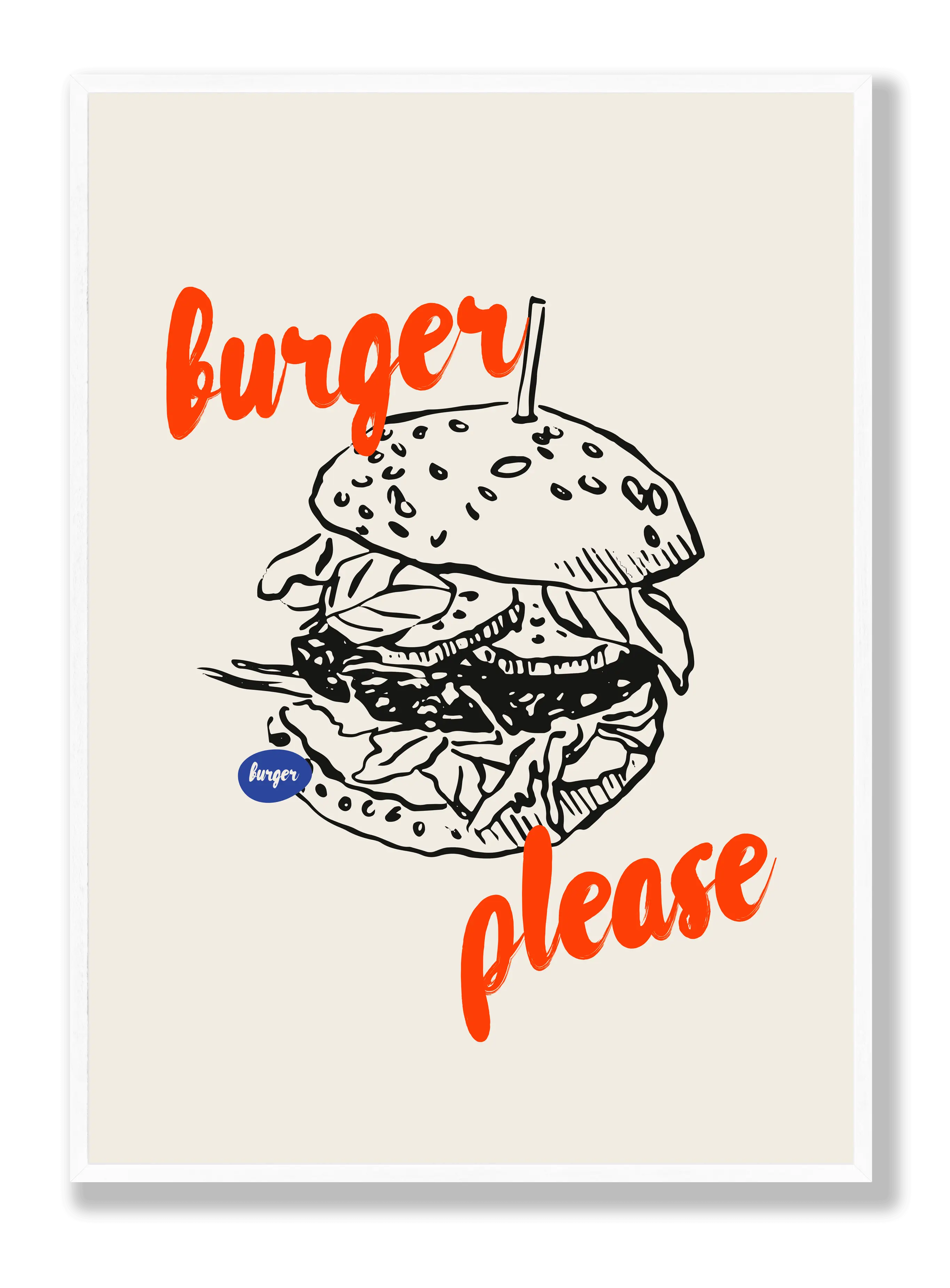 Burger Please Plakat