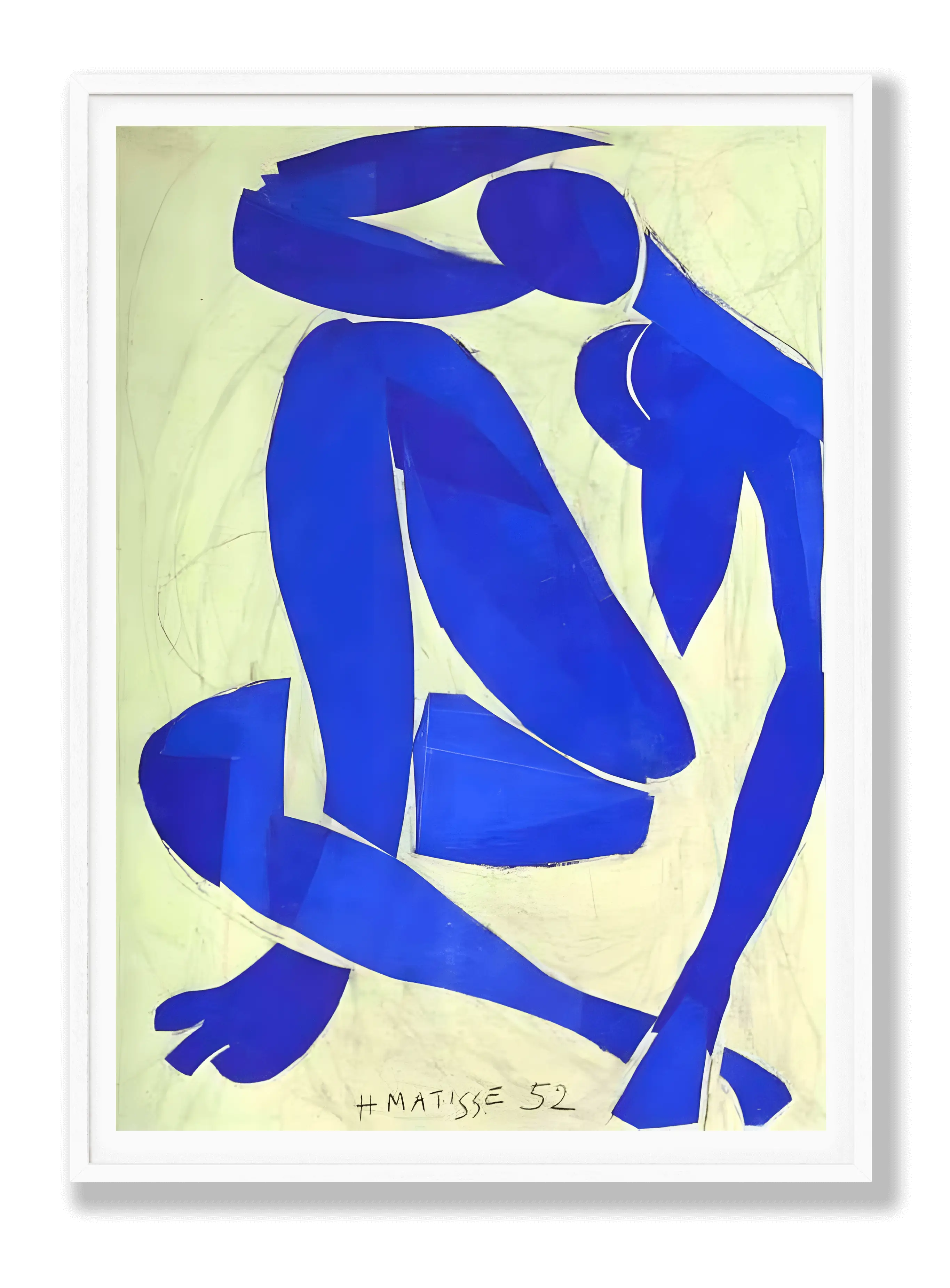 Henri Matisse - Nu bleu IV - 1952 Plakat