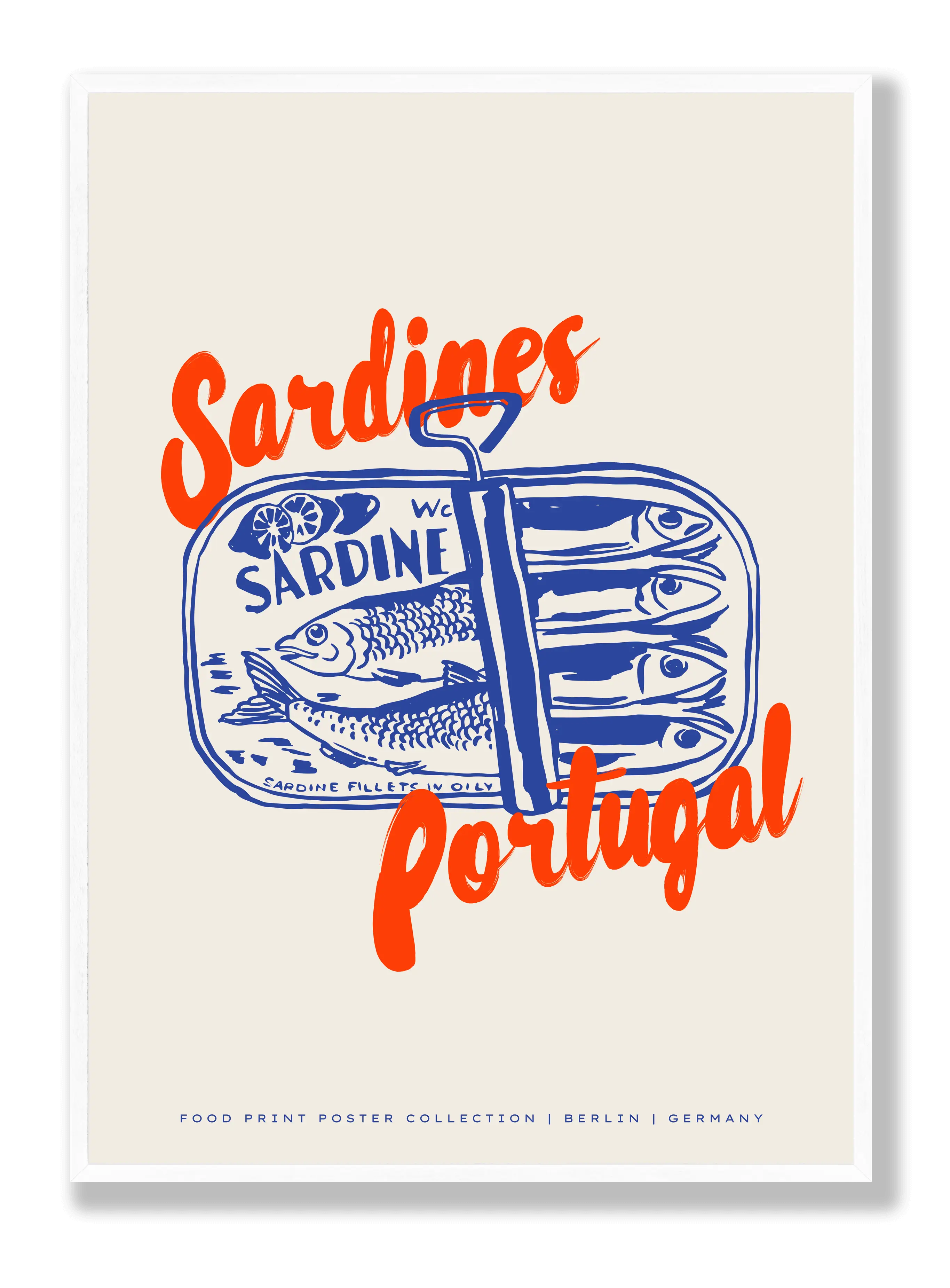 Sardines Portugal Plakat