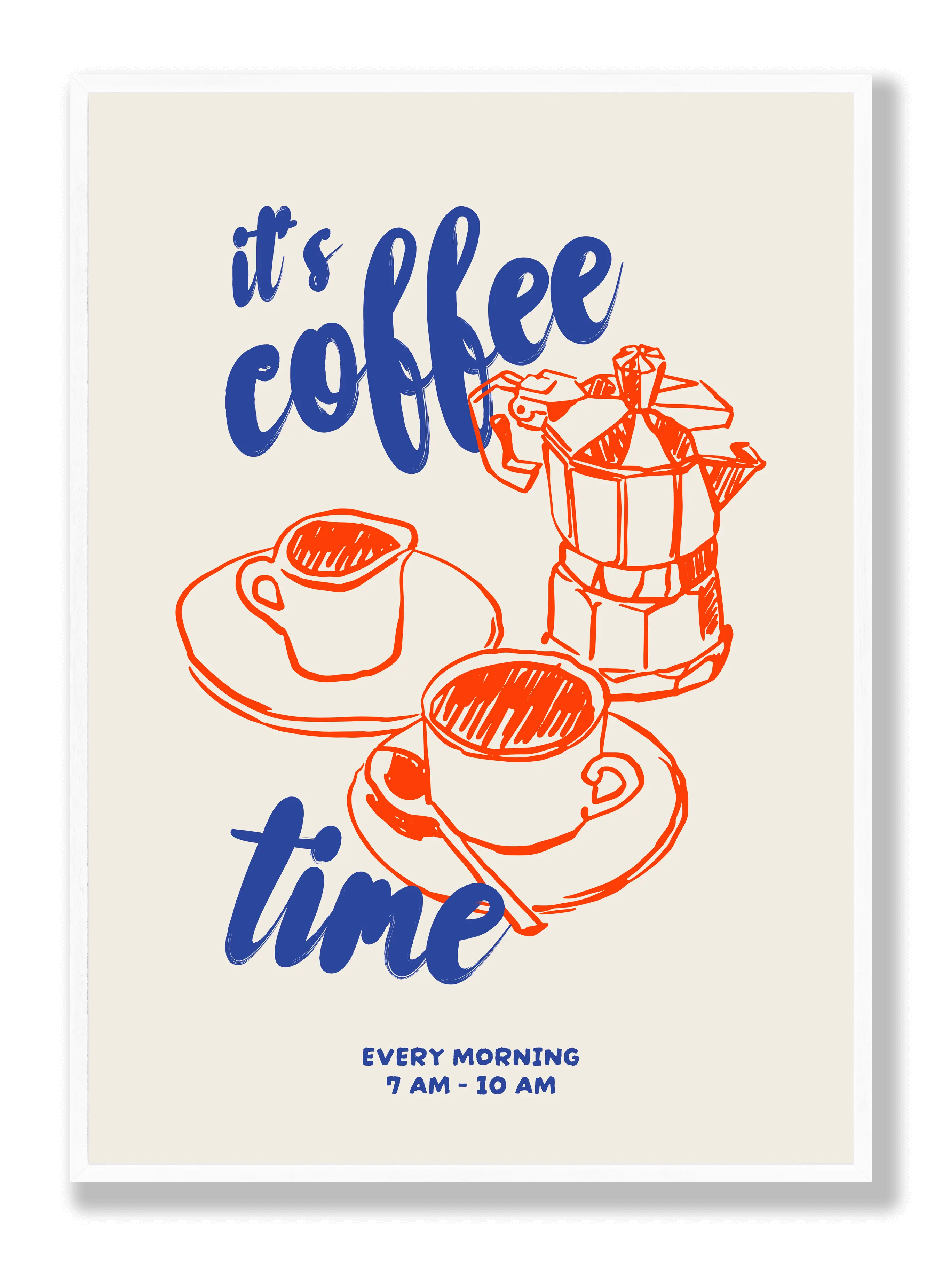 It´s Coffee Time Plakat