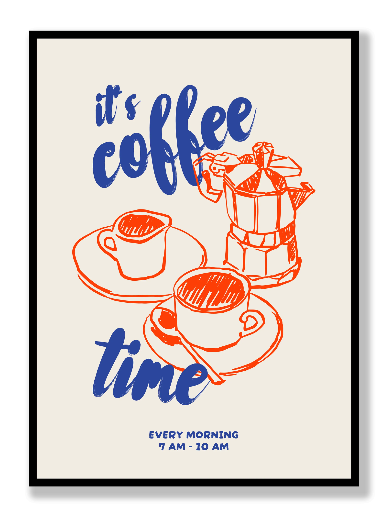 It´s Coffee Time plakat