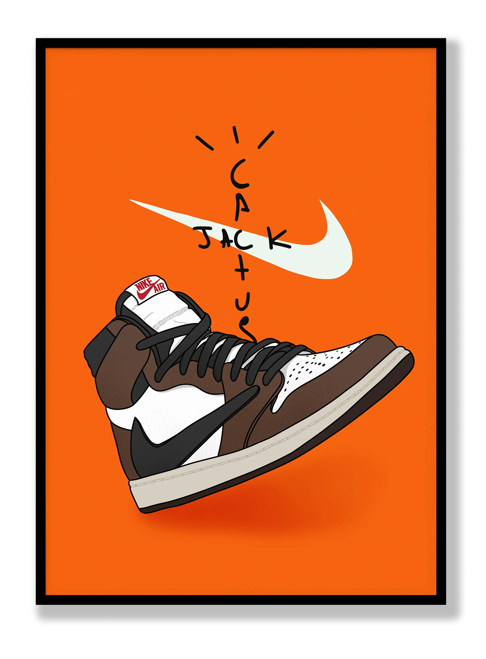 Jordan 1 ''Travis Scott'' plakat