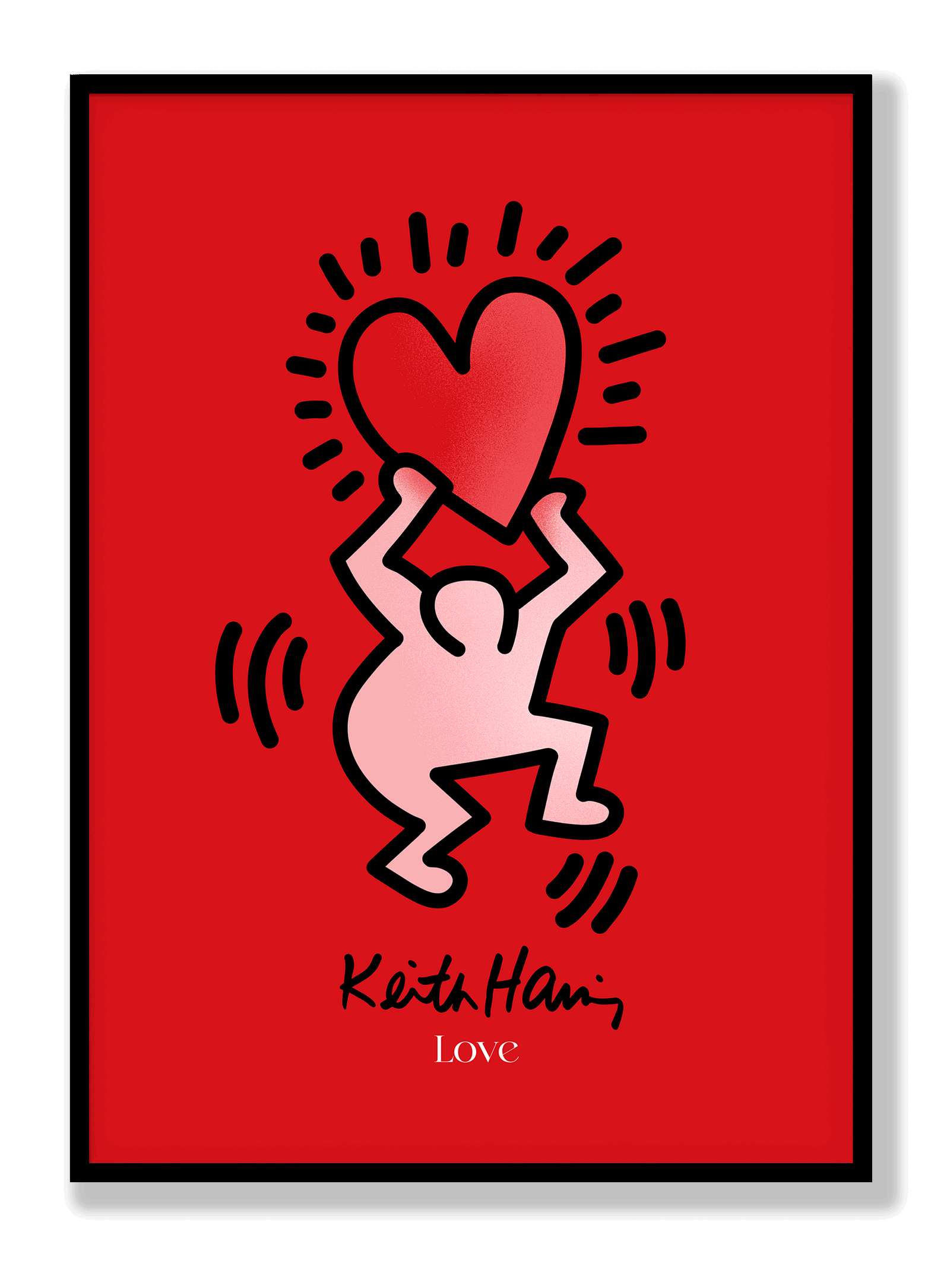 Keith Haring - Love 2 plakat