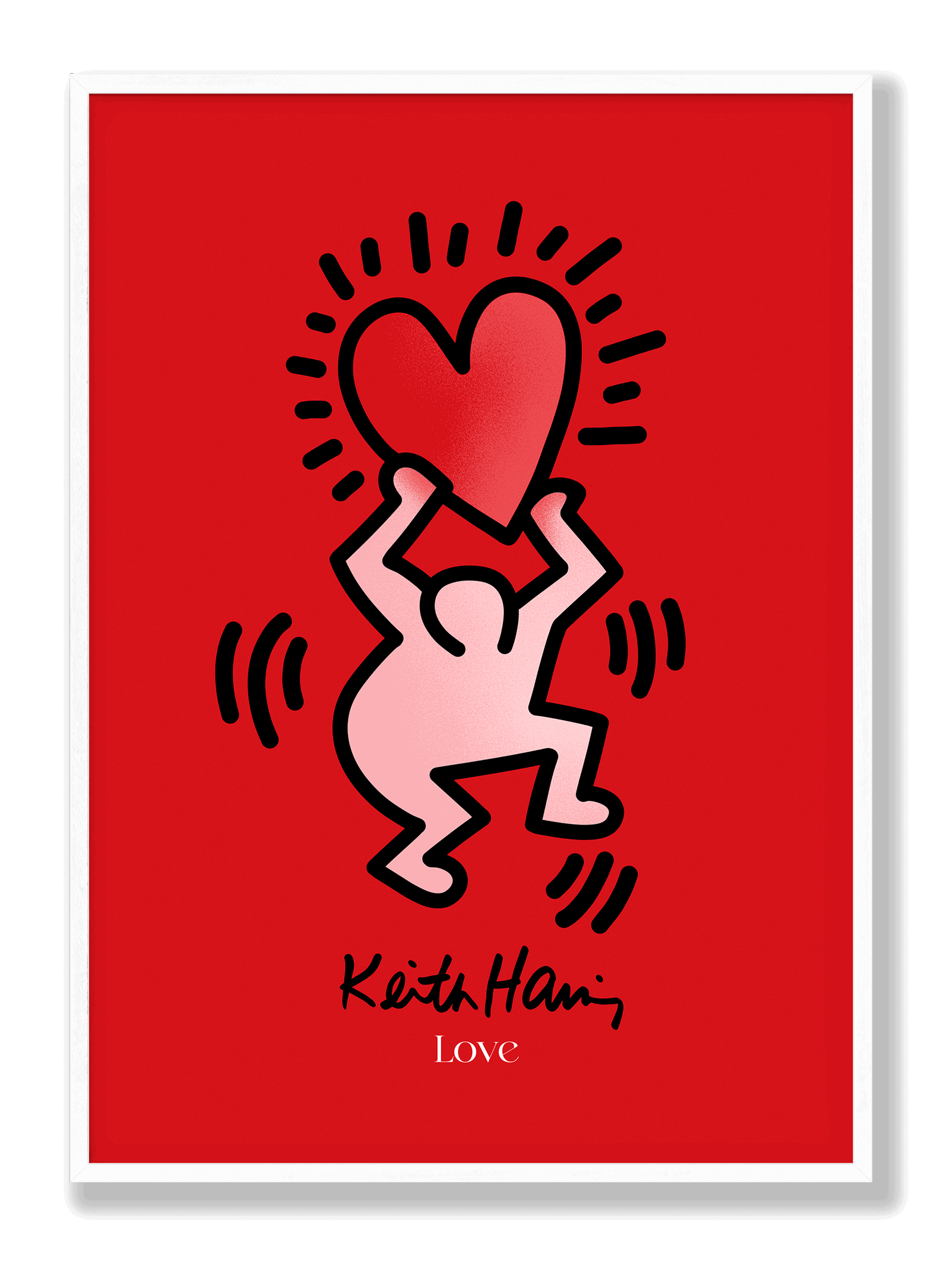 Keith Haring - Love 2 plakat