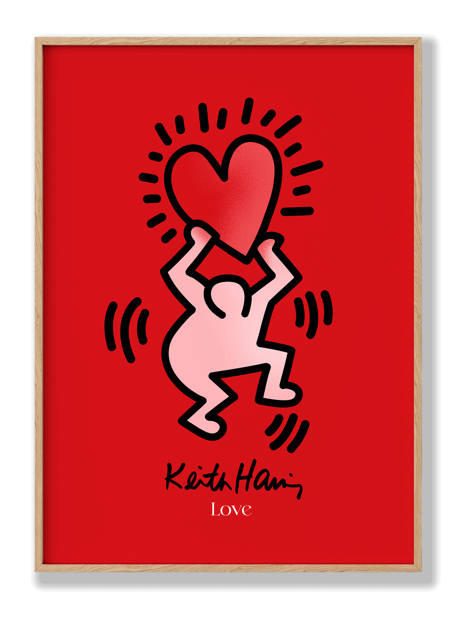 Keith Haring - Love 2 plakat