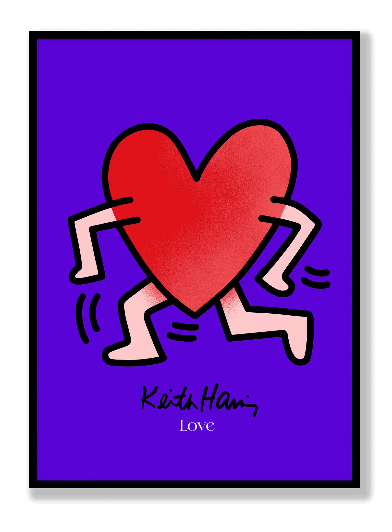 Keith Haring - Love plakat