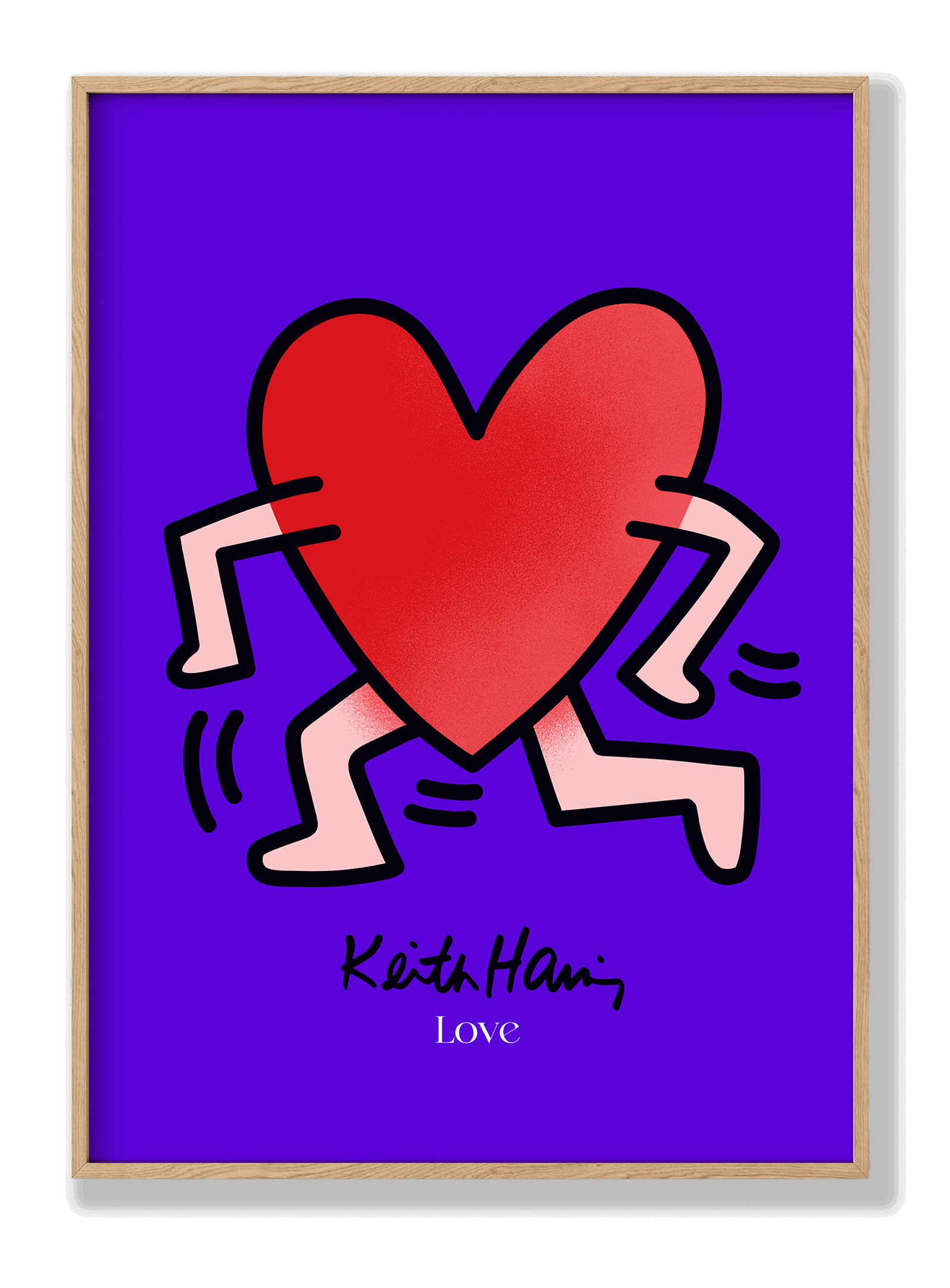 Keith Haring - Love plakat