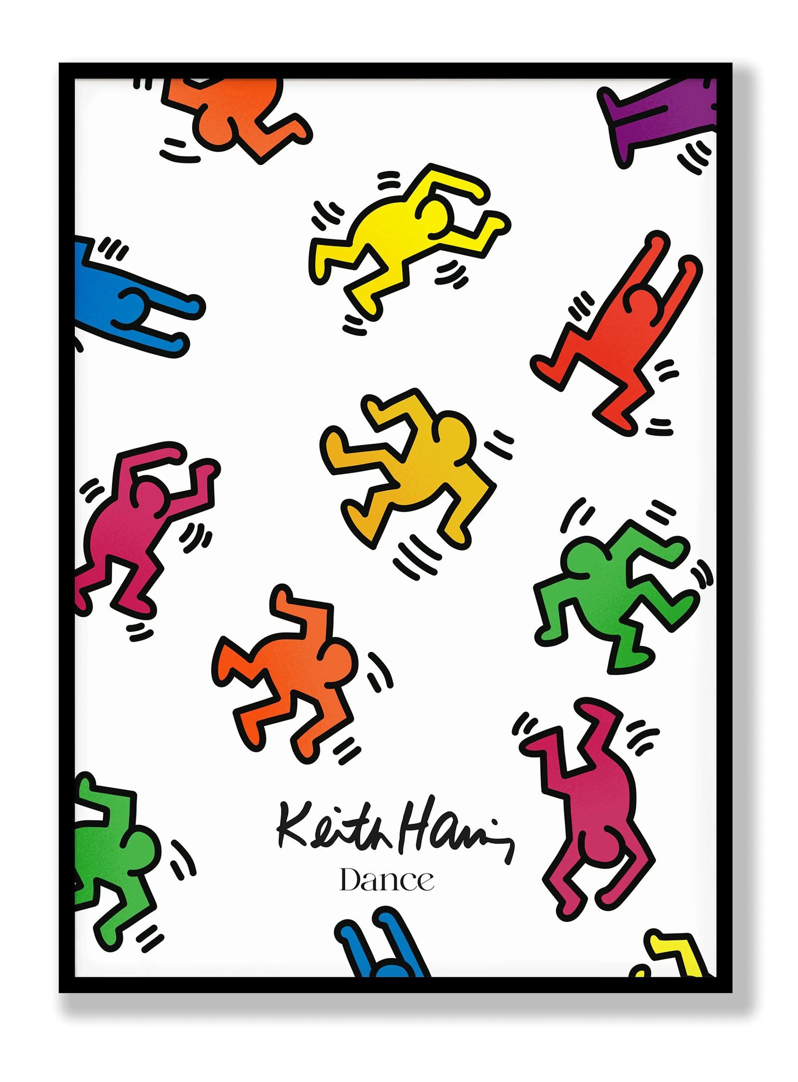 Keith Haring ''Dance'' plakat