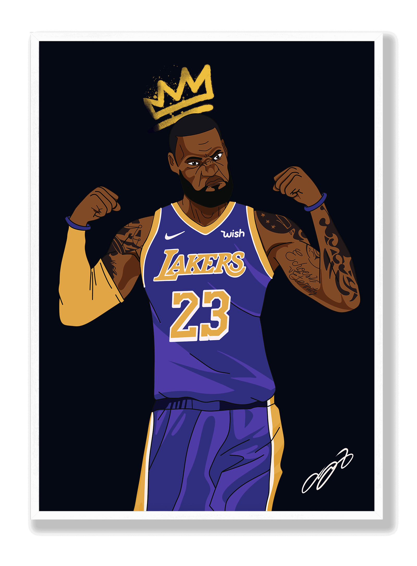 King James plakat