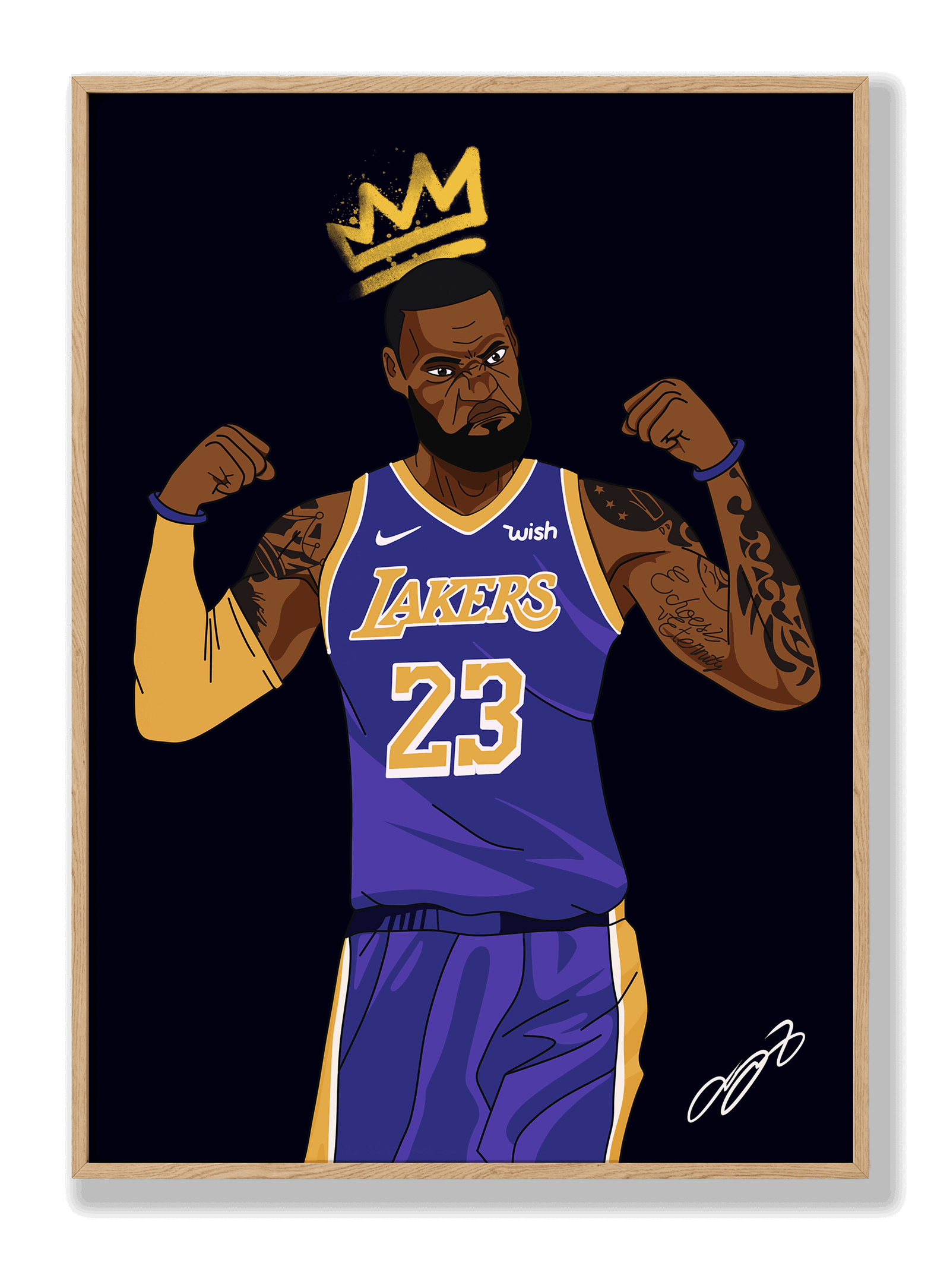 King James plakat