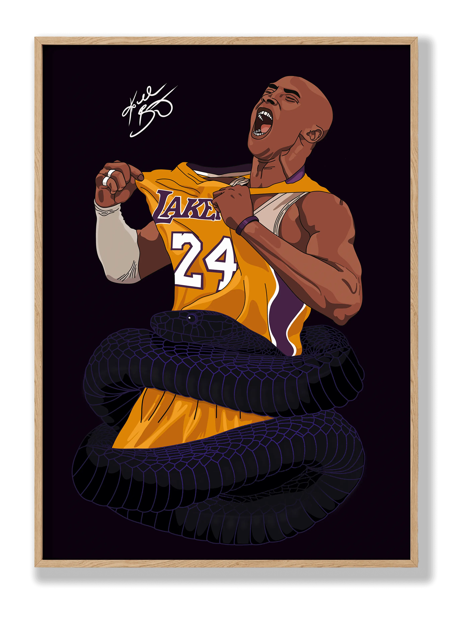 Kobe x Mamba Mentality plakat