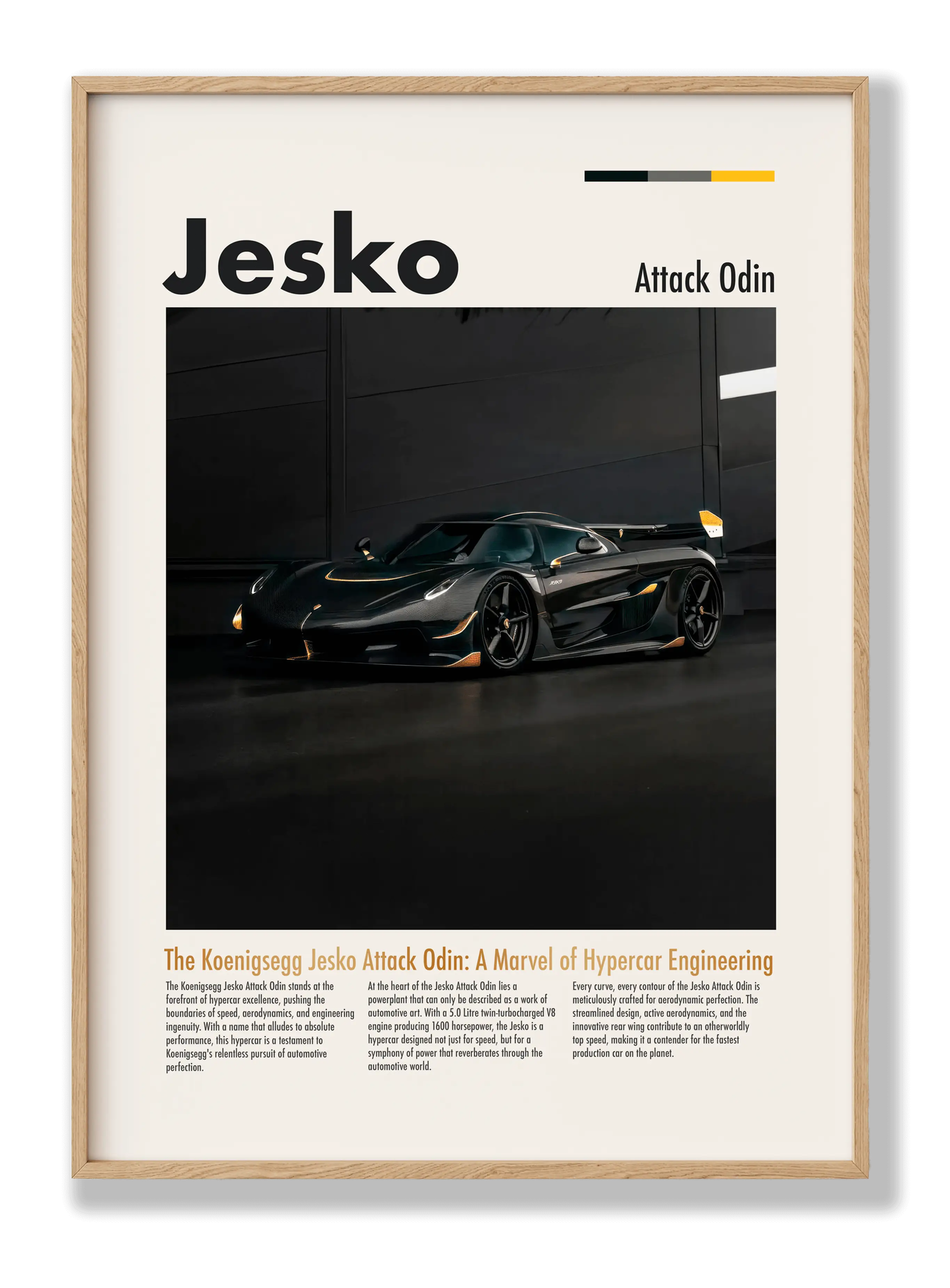 Koenigsegg Jesko 2 plakat