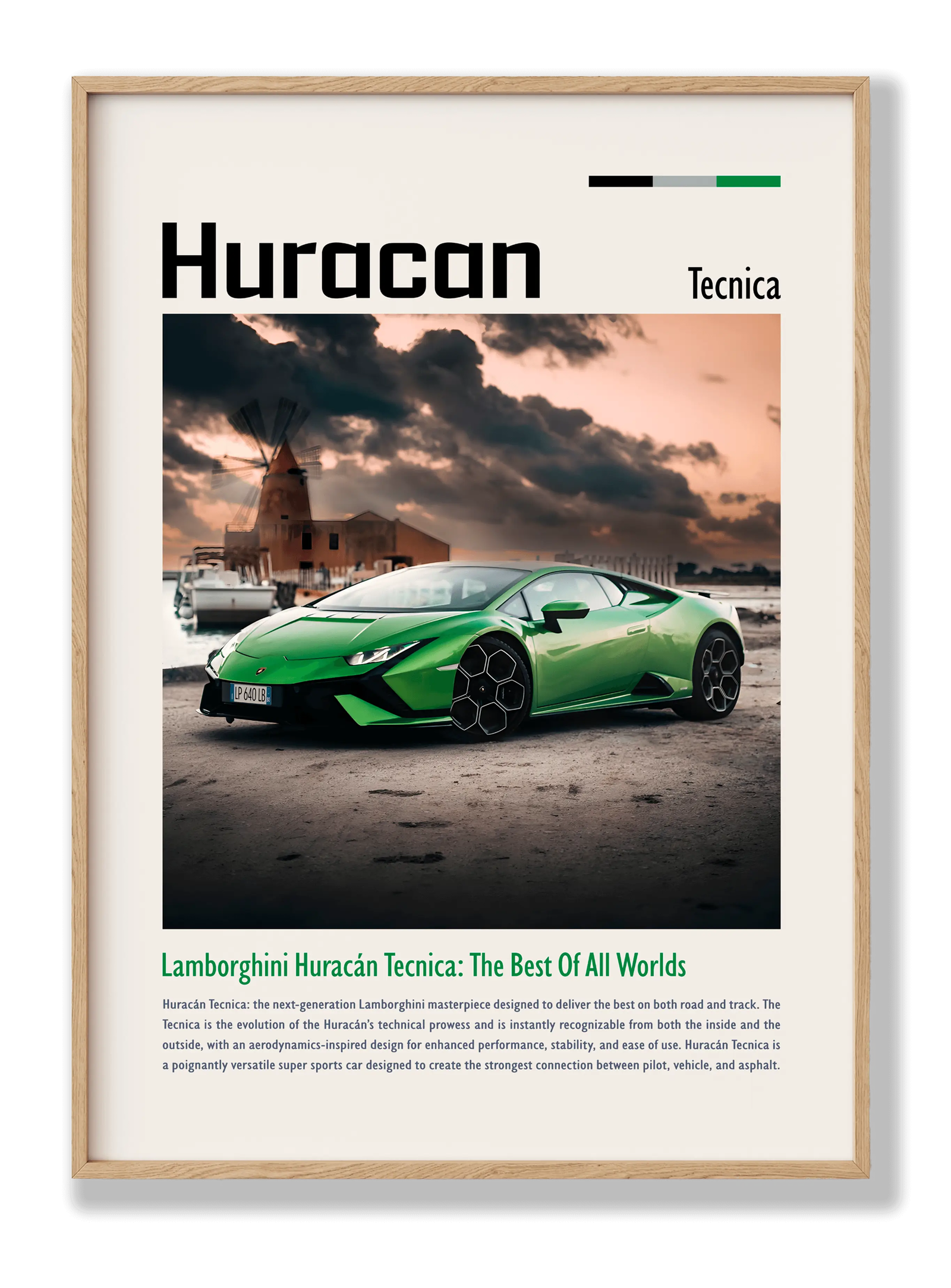 Lamborghini Huracan plakat