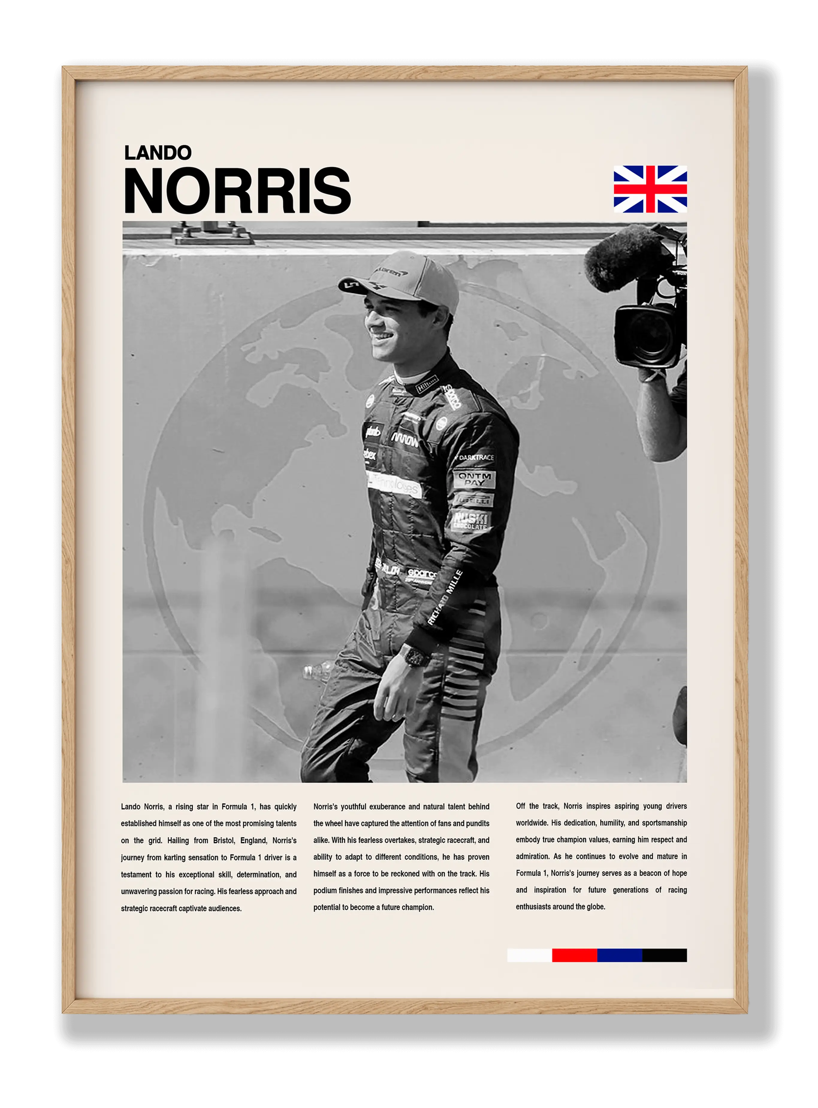 Lando Norris plakat