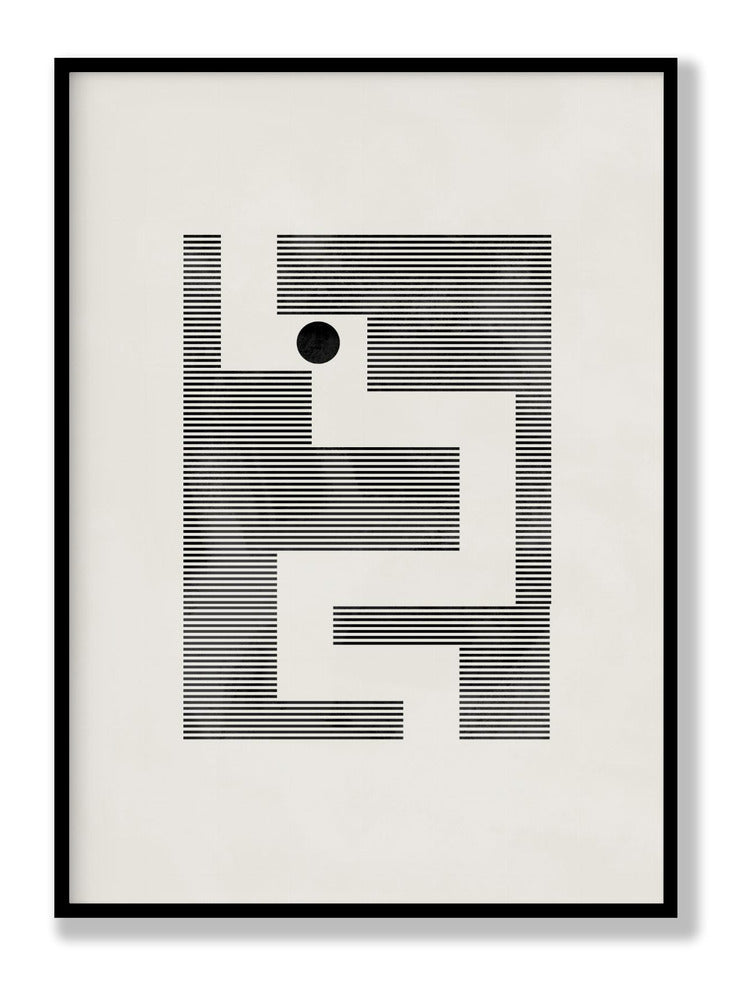 Minimalist Maze plakat