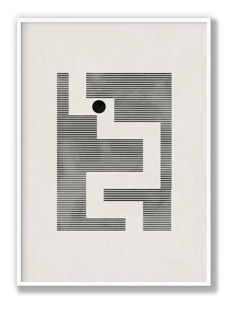 Minimalist Maze plakat