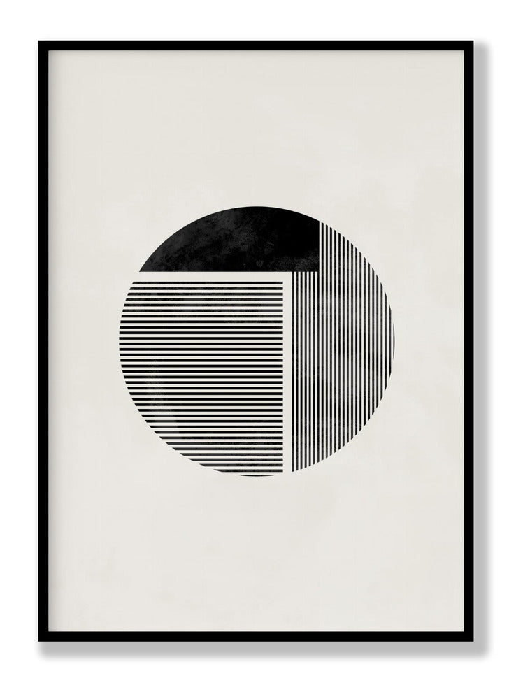 Minimalist Round plakat