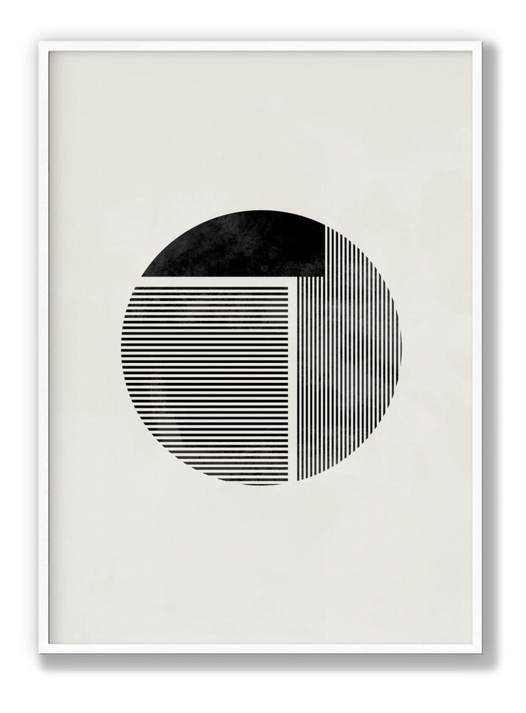 Minimalist Round plakat