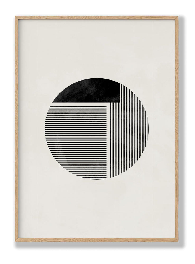 Minimalist Round plakat