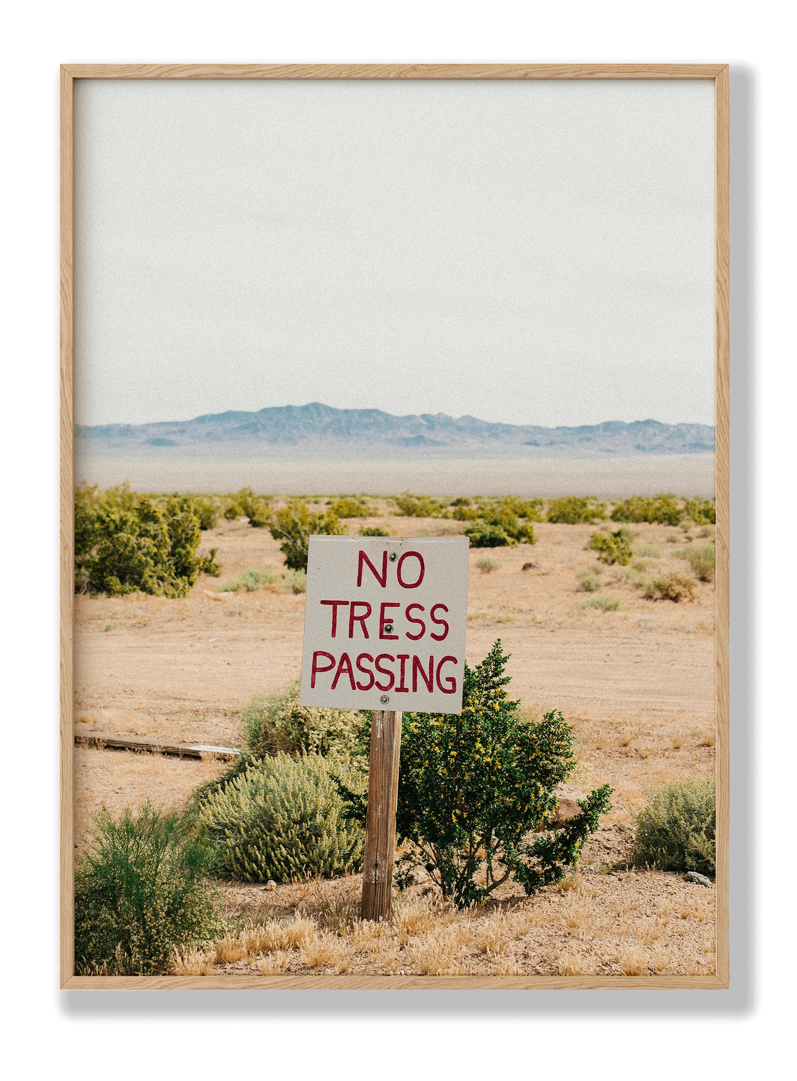 No Trespassing plakat