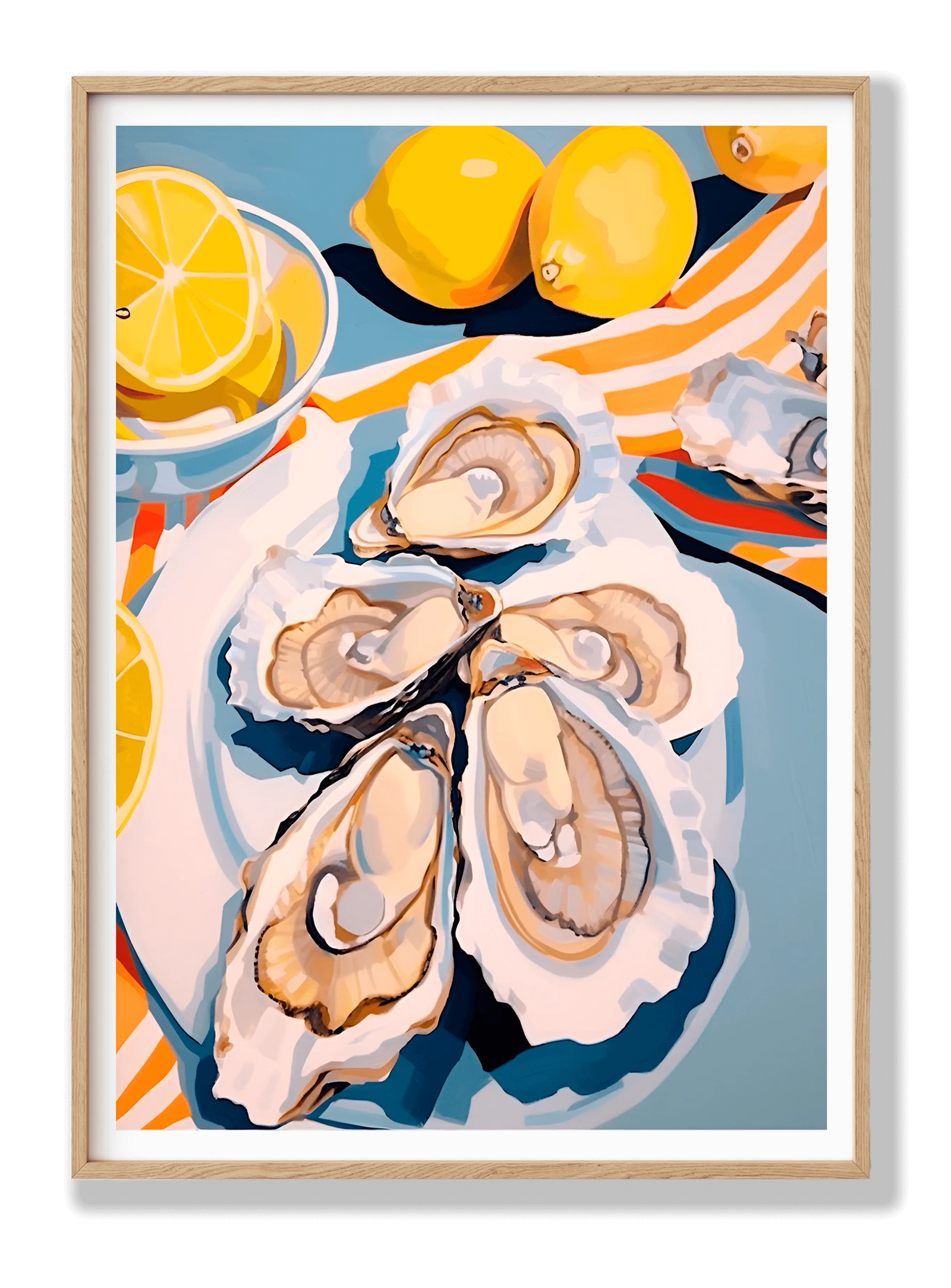 Oyesters And Lemons plakat