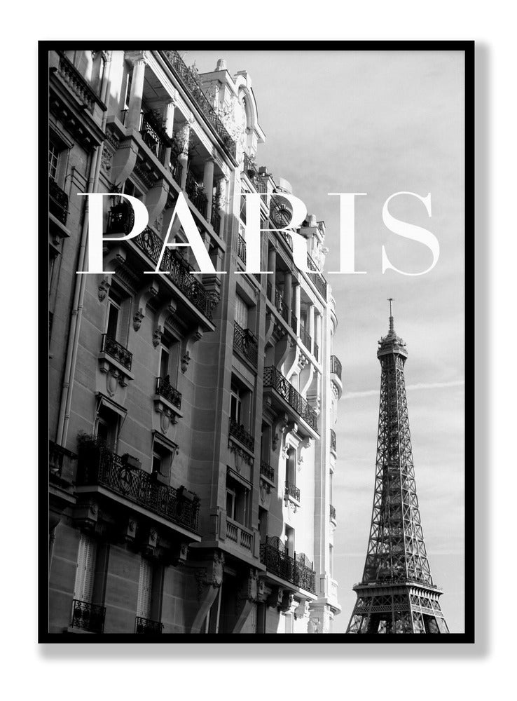 Paris Text 3 plakat