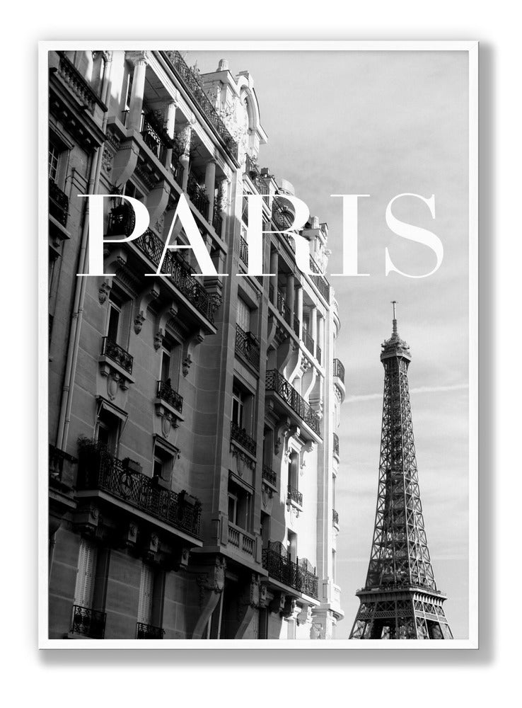 Paris Text 3 plakat