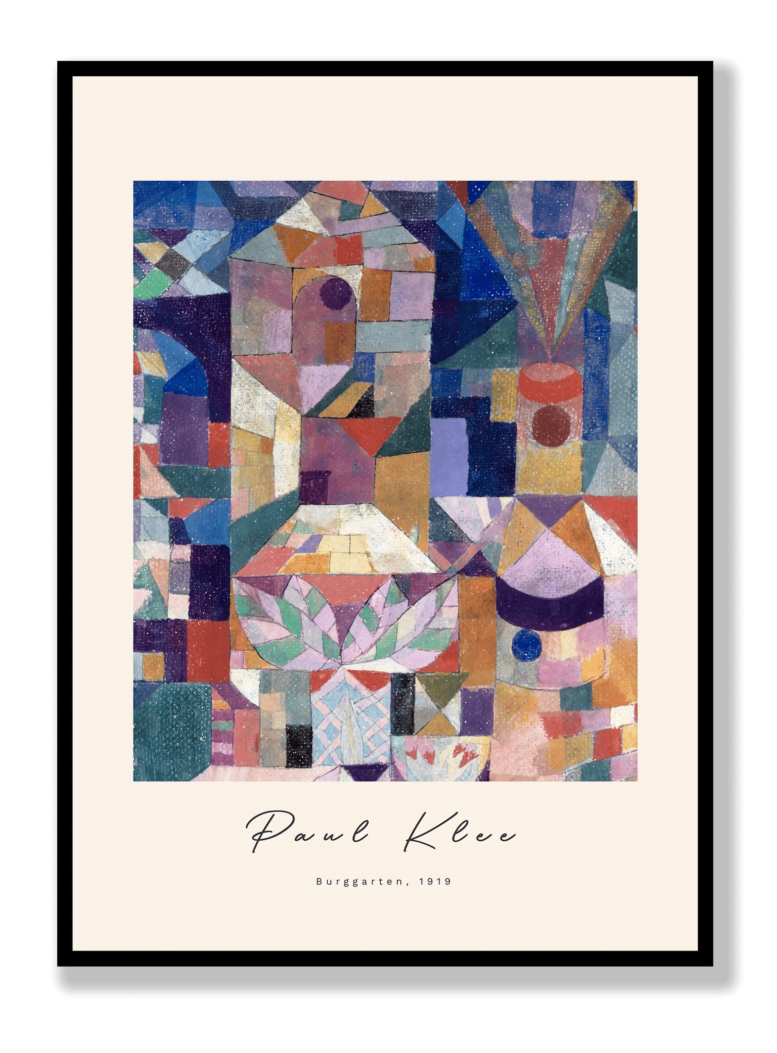 Paul Klee - Burggarten plakat