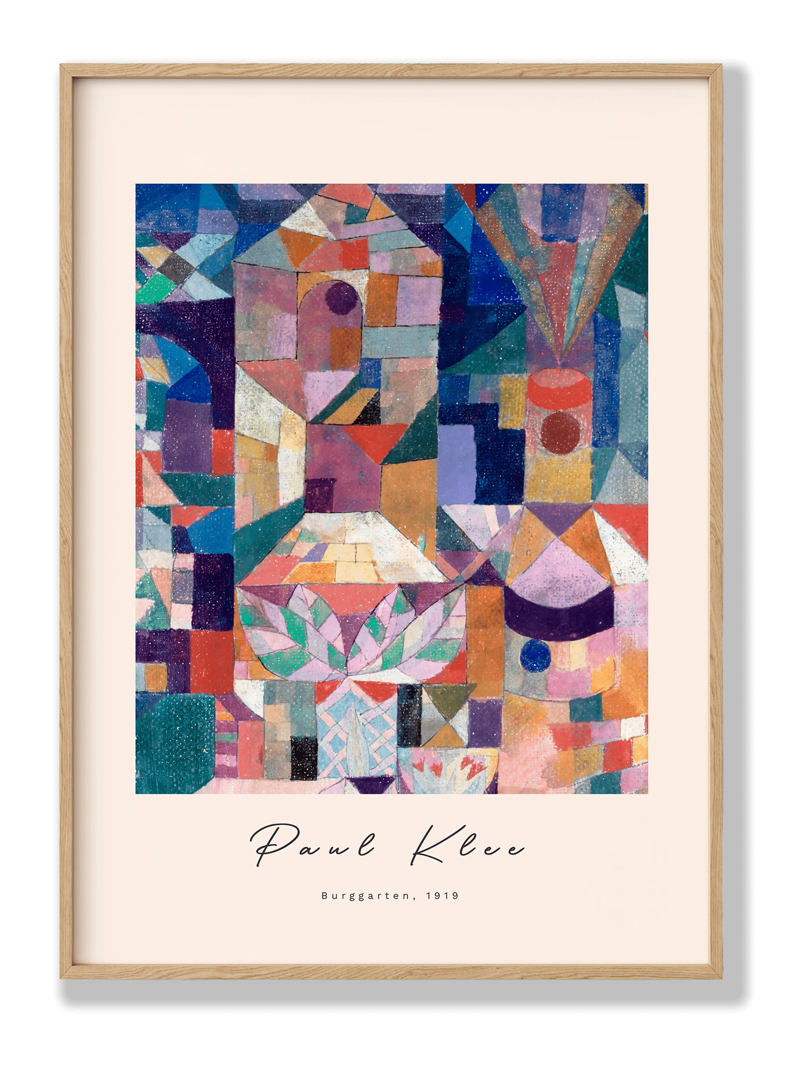 Paul Klee - Burggarten plakat