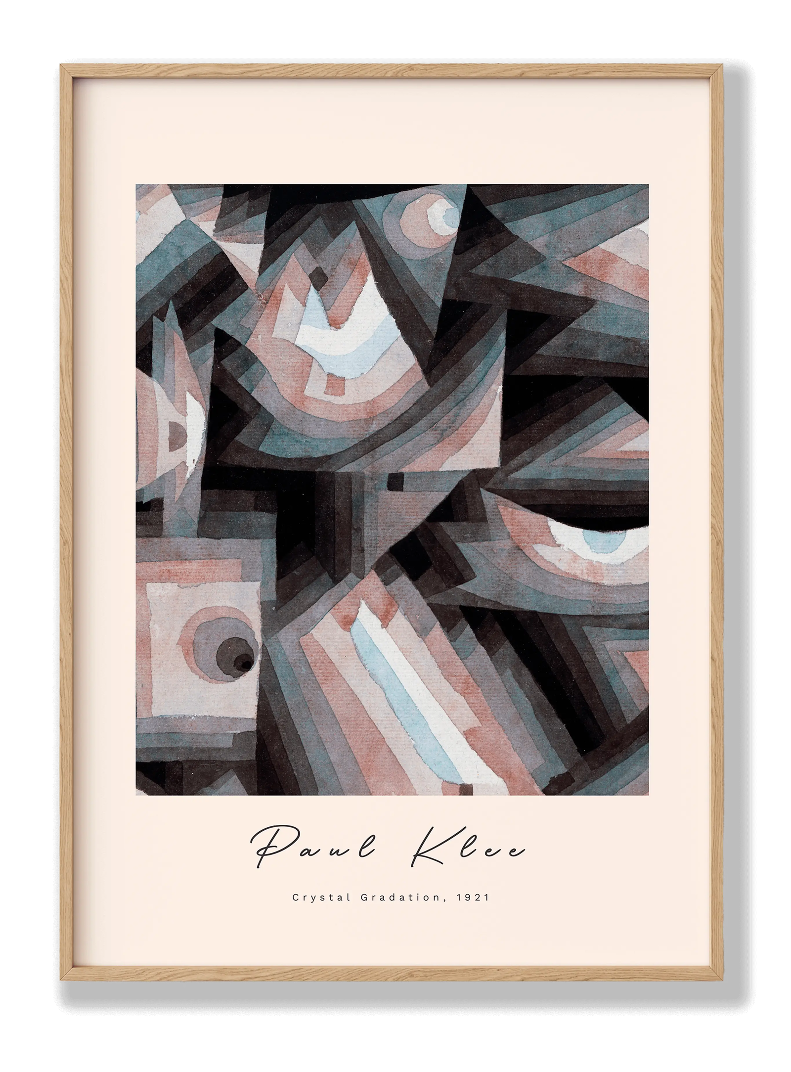 Paul Klee - Crystal Gradiation plakat