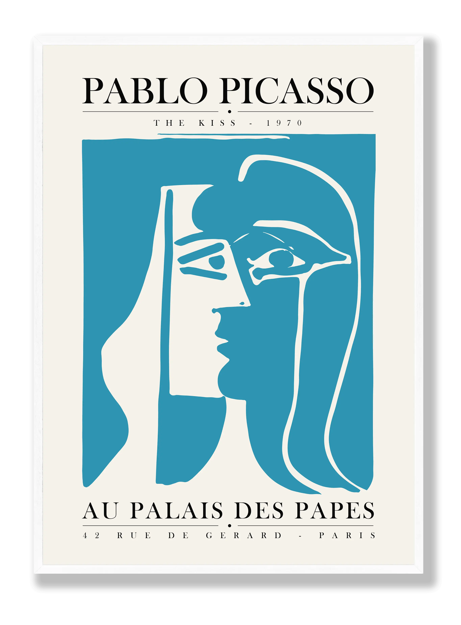 Picasso - The Kiss plakat