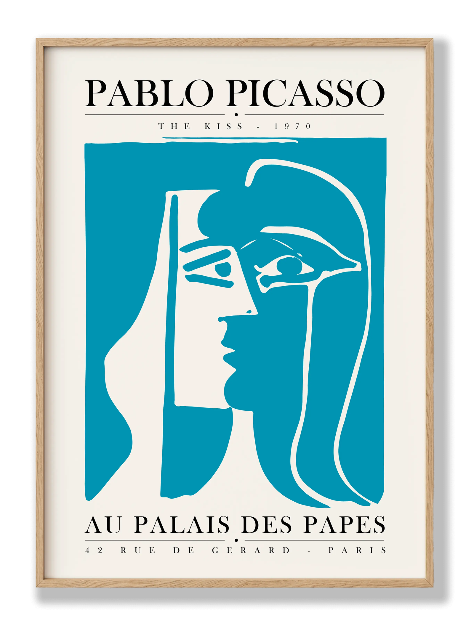 Picasso - The Kiss plakat