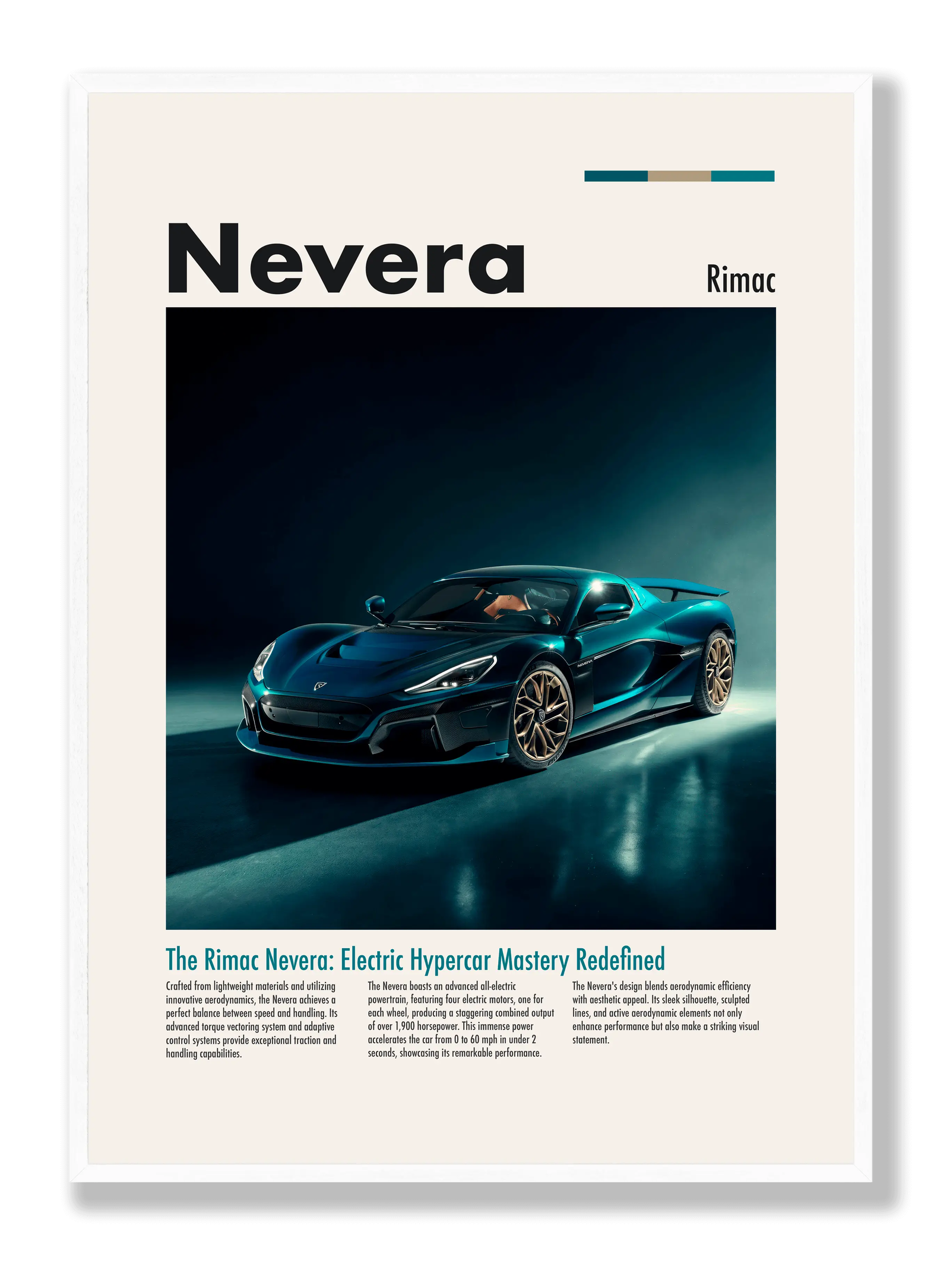 Rimac Nevera plakat