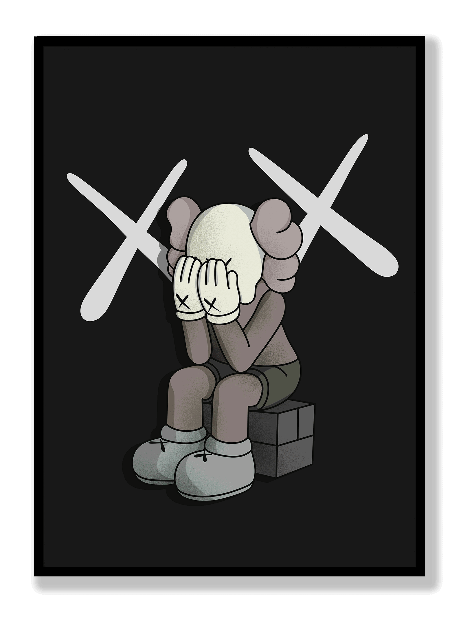 Sad KAWS plakat