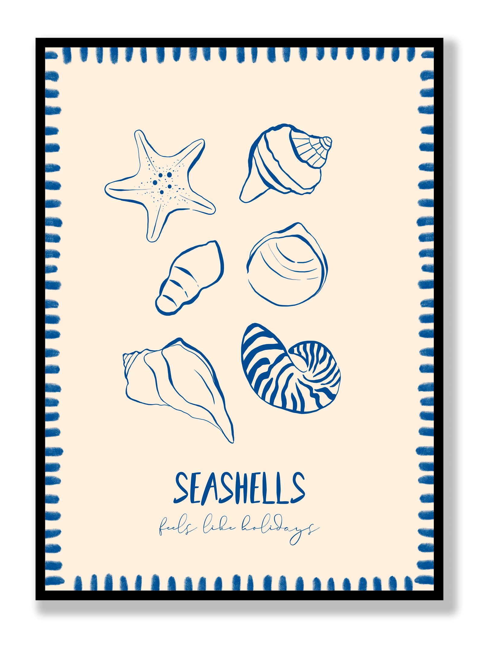 Simple With Seashells plakat