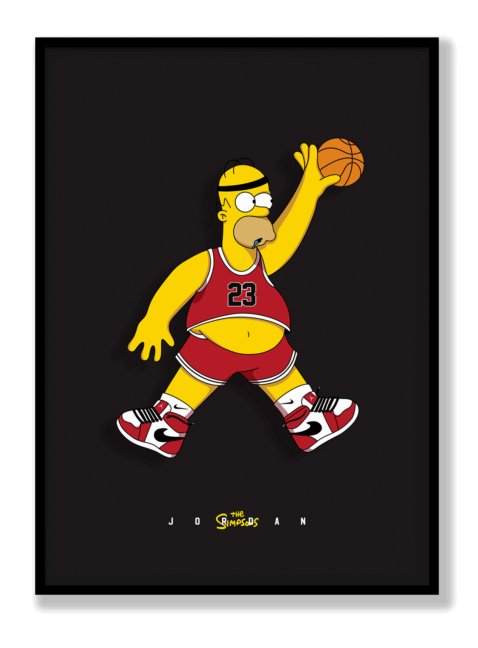 Simpsons x Jordan plakat