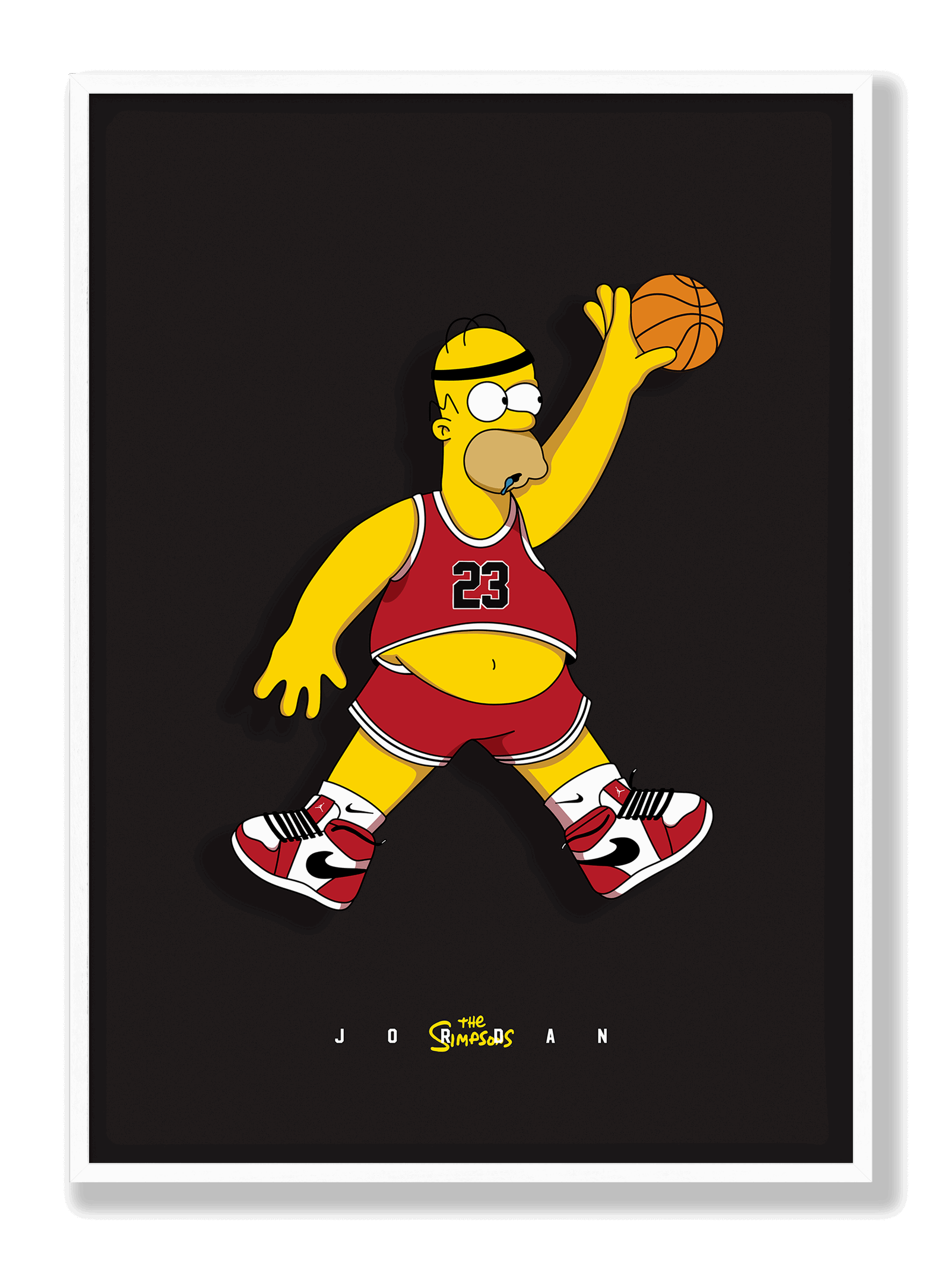 Simpsons x Jordan plakat