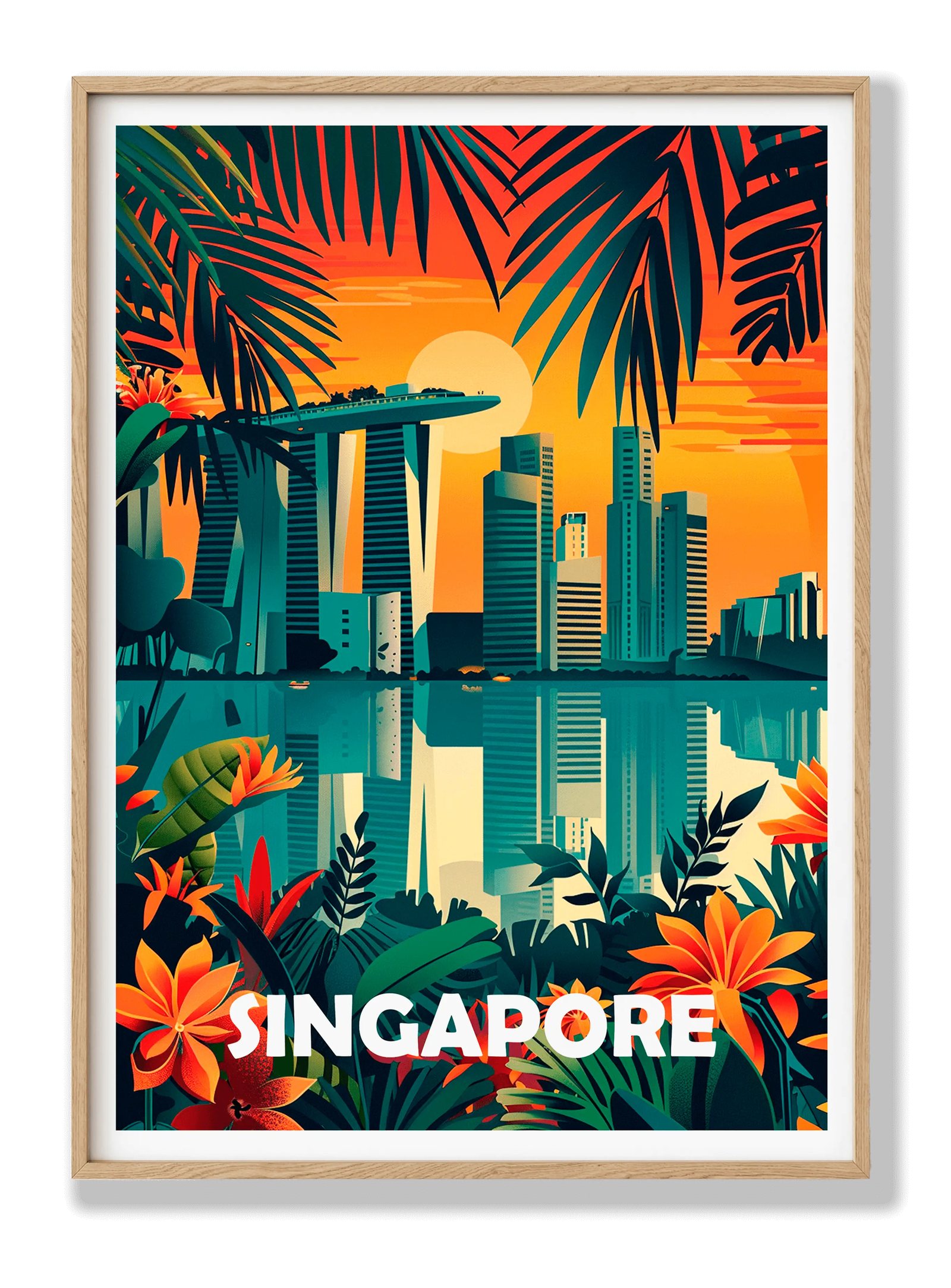 Singapore plakat