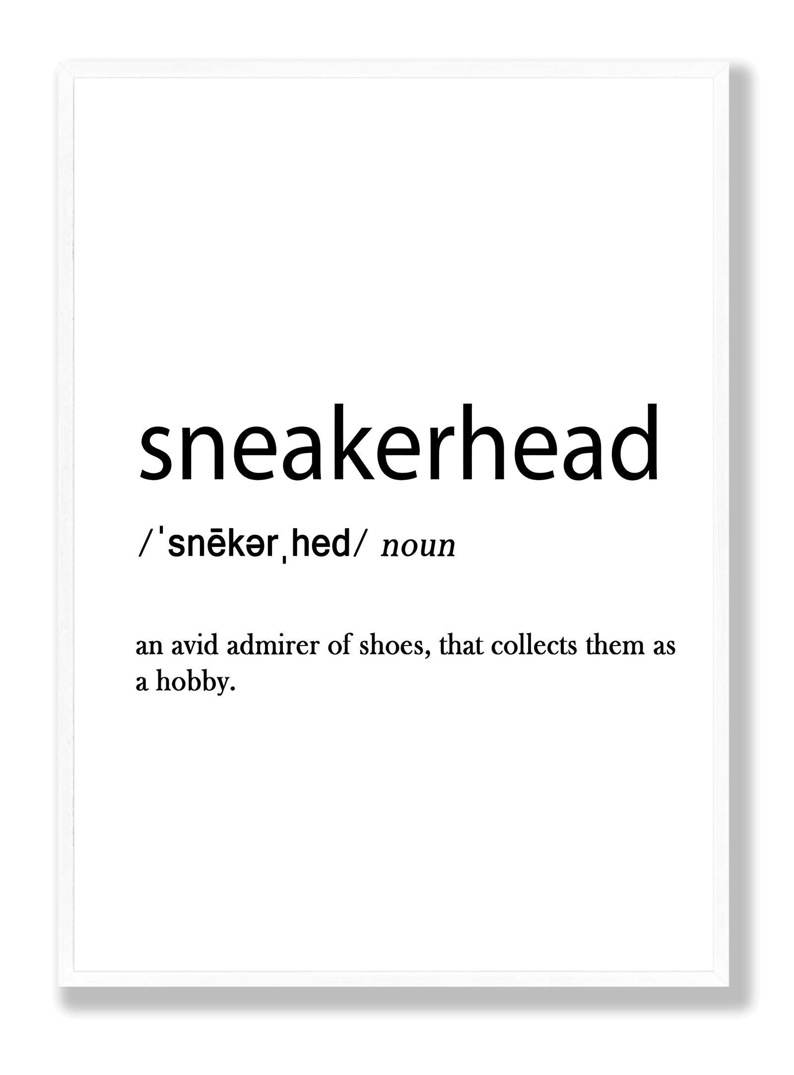 Sneakerhead plakat