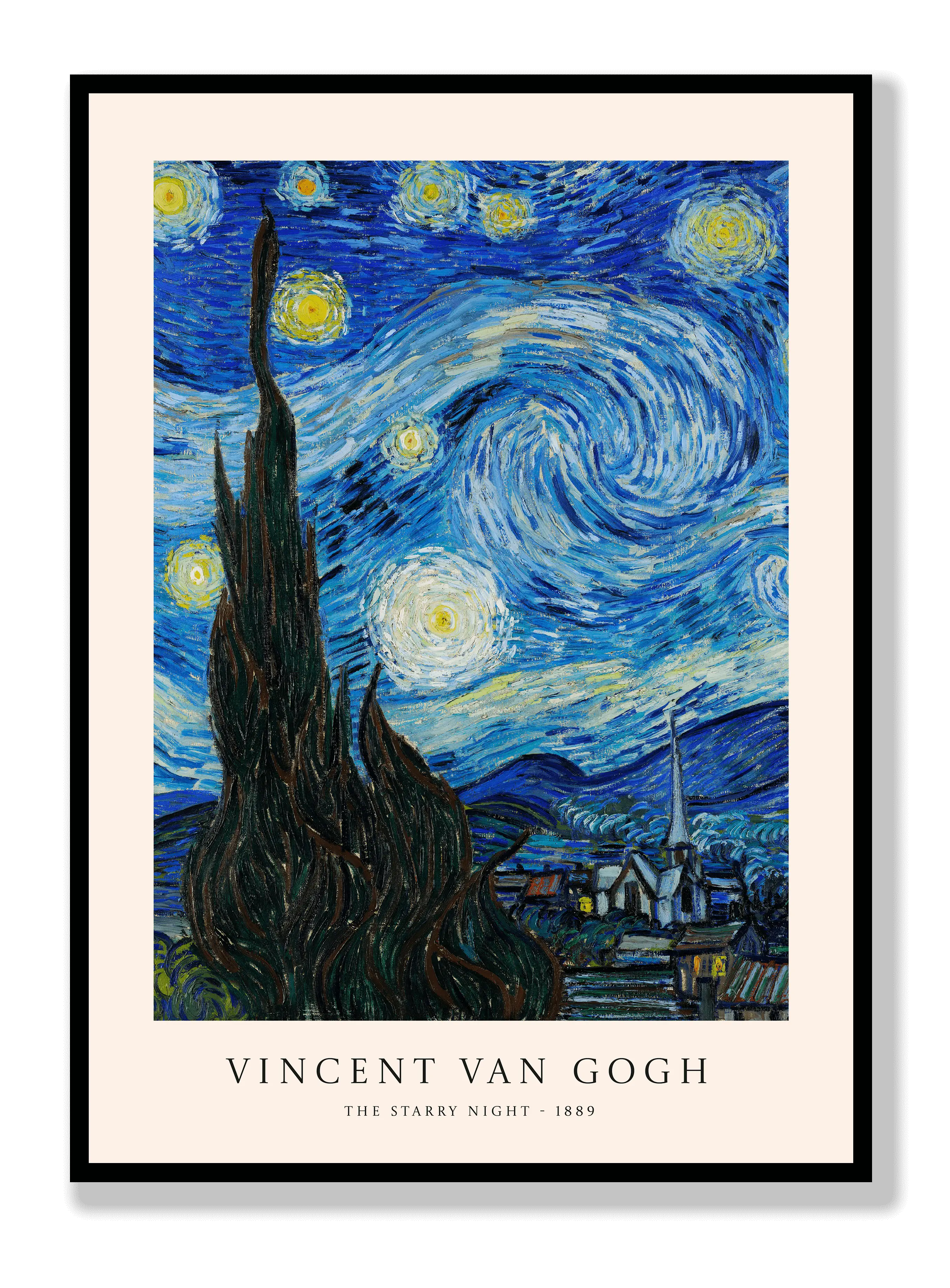 Van Gogh - Starry Night Over The Rhône Plakat